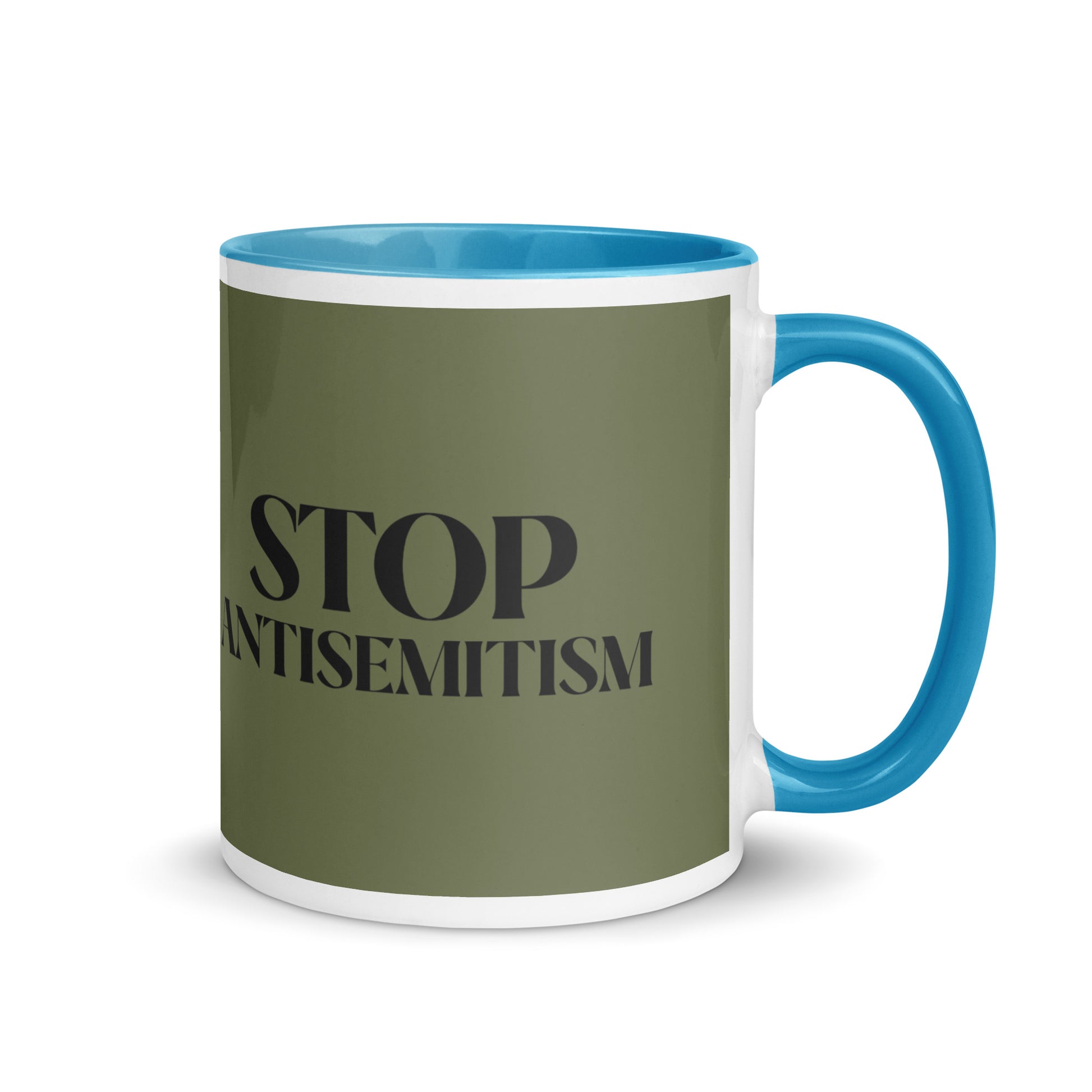 Minimal Shine | Antisemitism | White Mug With Color Inside