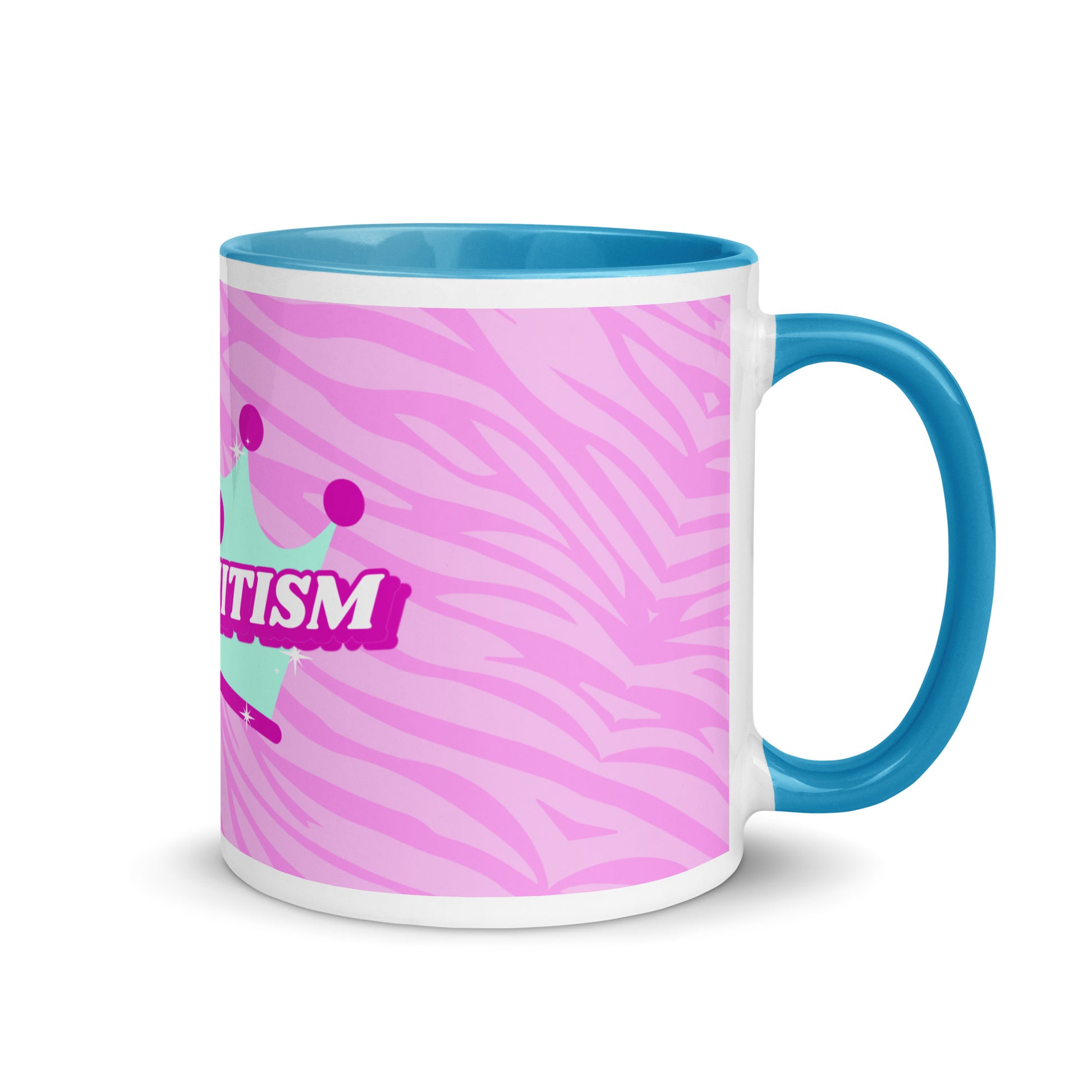 Pink Destiny | Antisemitism | White Mug With Color Inside