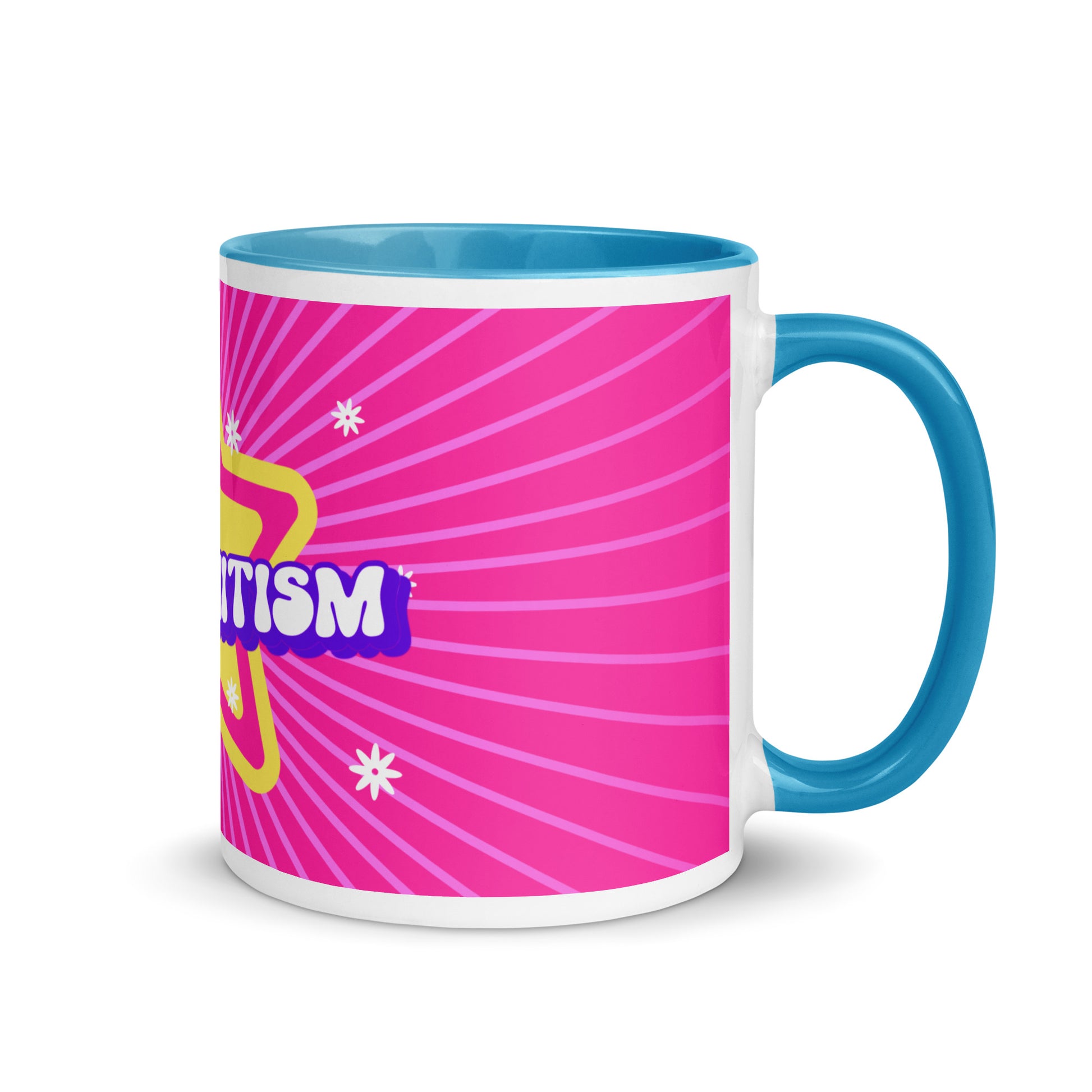 Pink Destiny | Antisemitism | White Mug With Color Inside