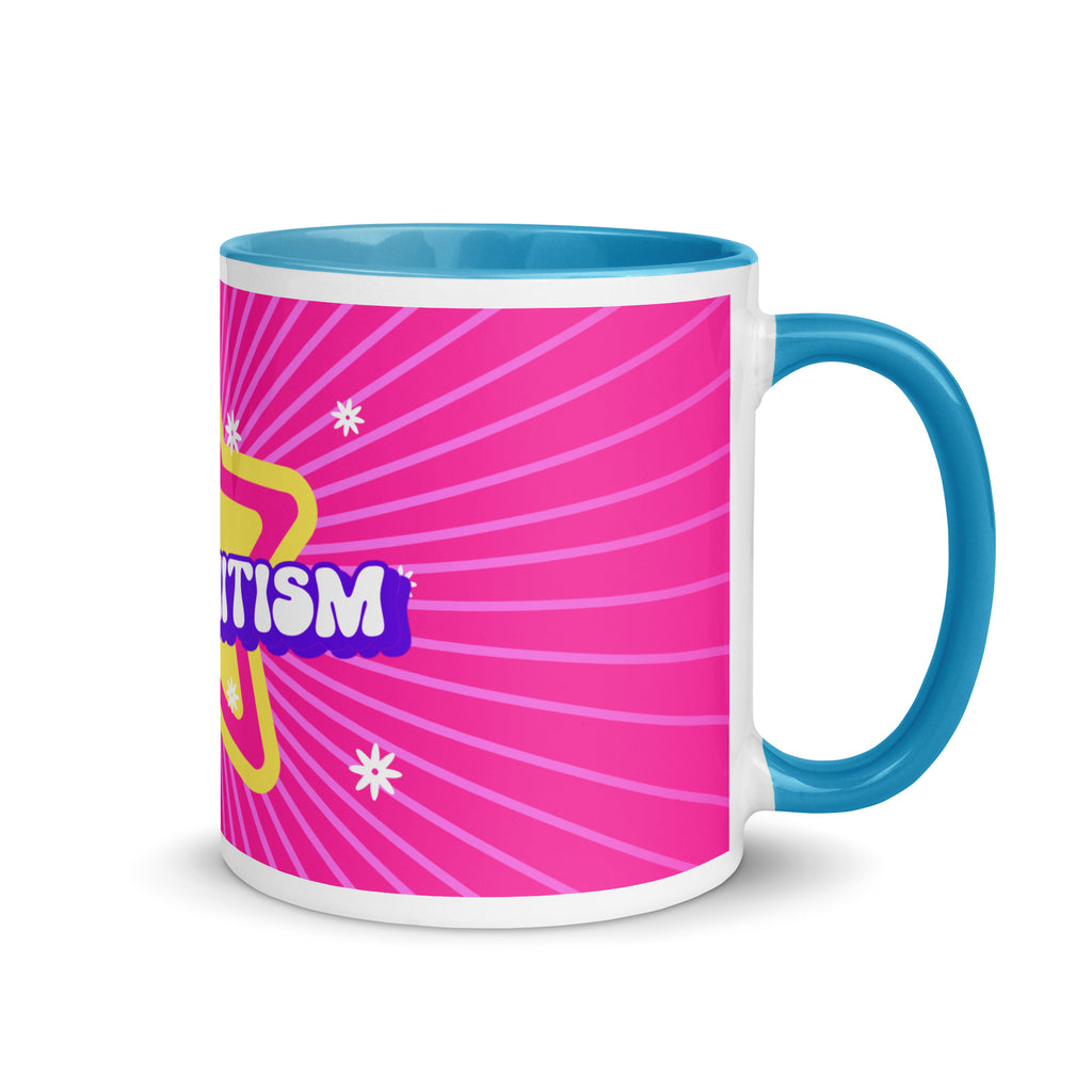 Pink Destiny | Antisemitism | White Mug With Color Inside