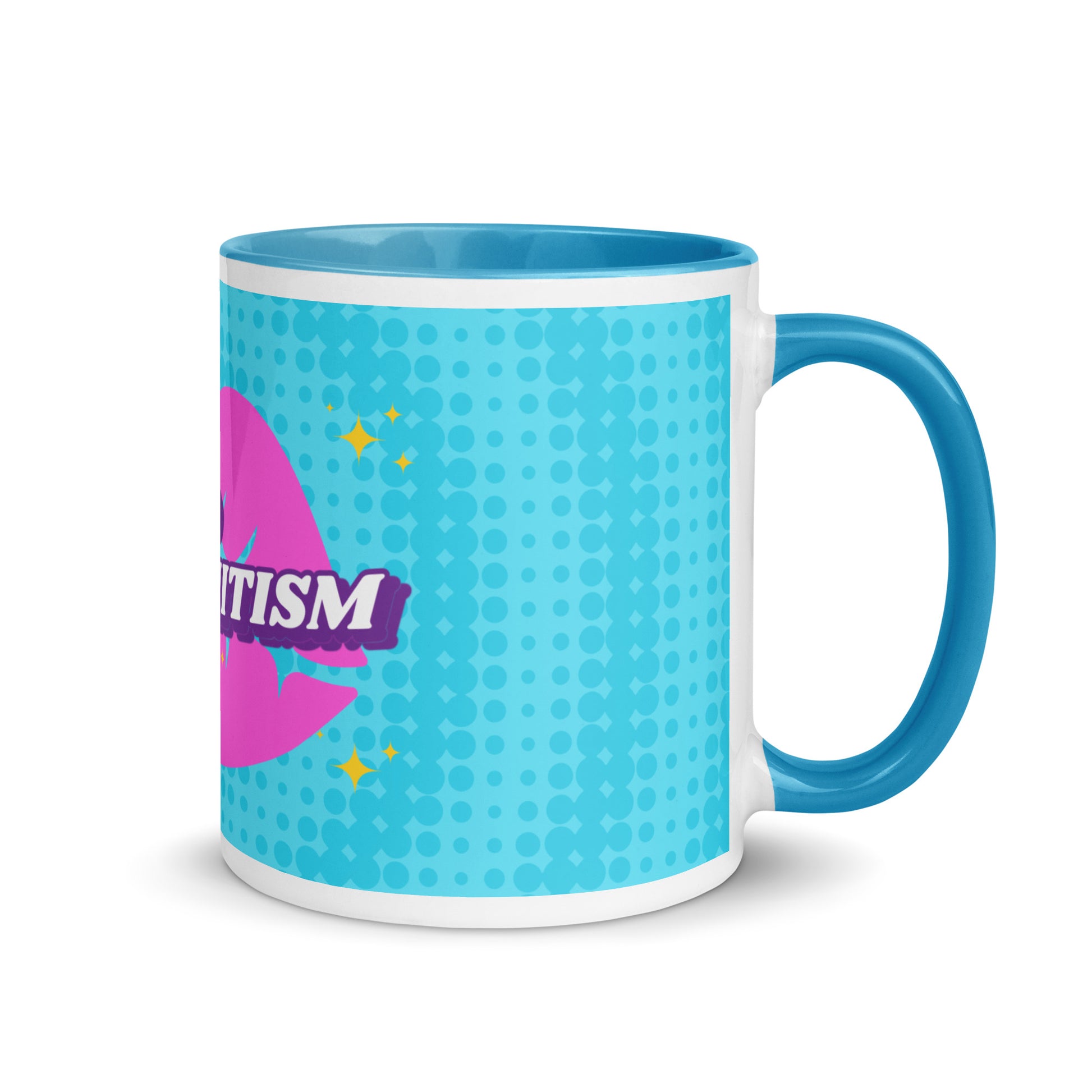 Pink Destiny | Antisemitism | White Mug With Color Inside