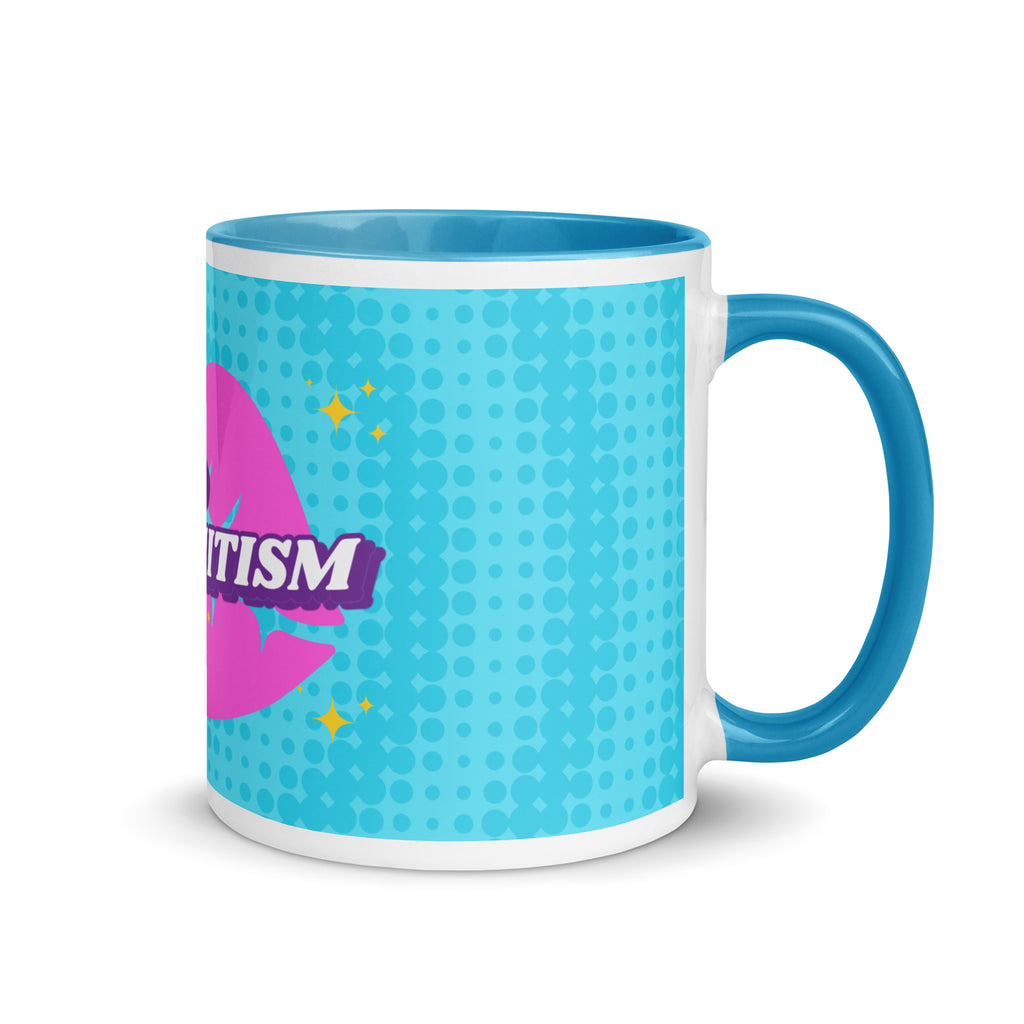 Pink Destiny | Antisemitism | White Mug With Color Inside