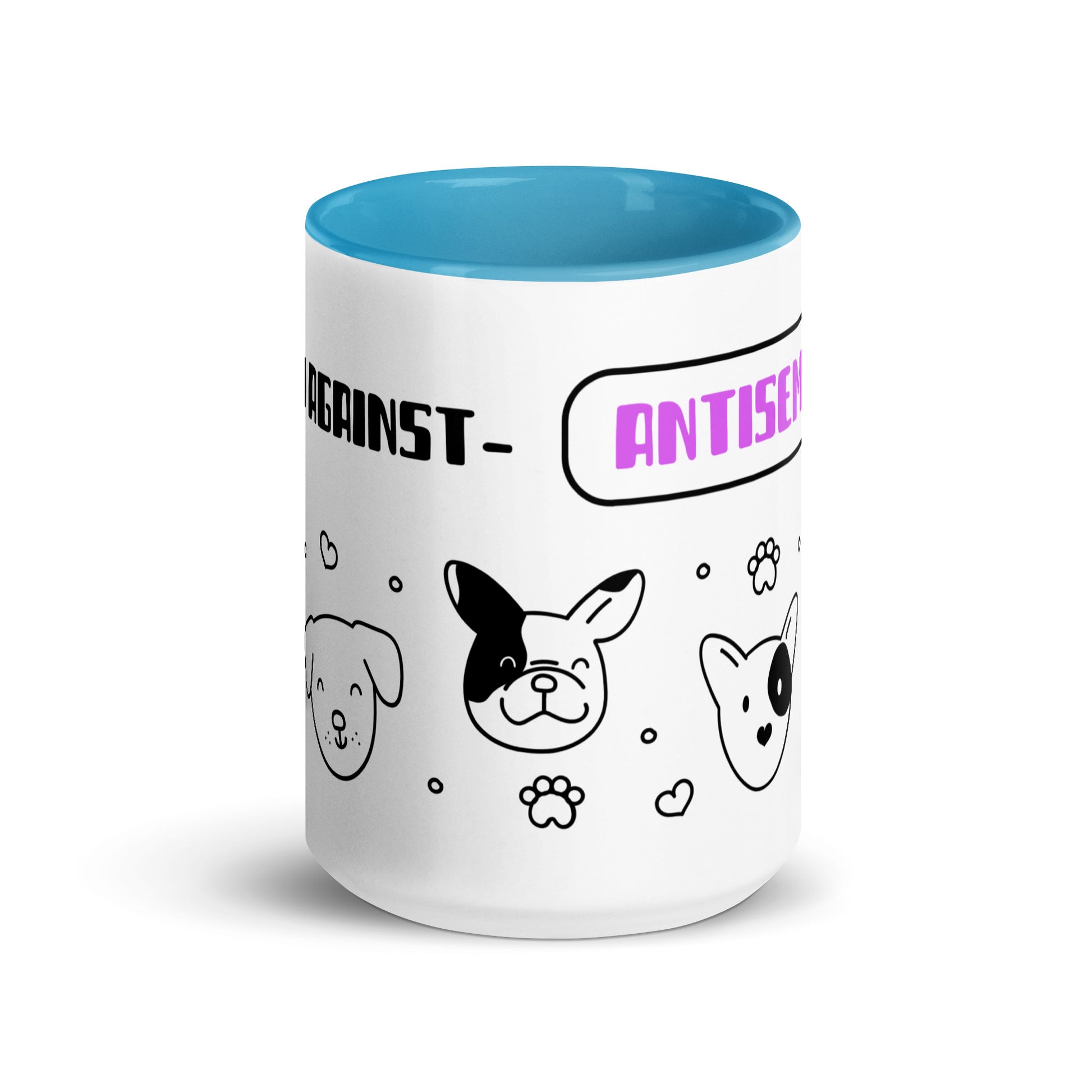 Cute Doodle Pet | White Mug With Color Inside