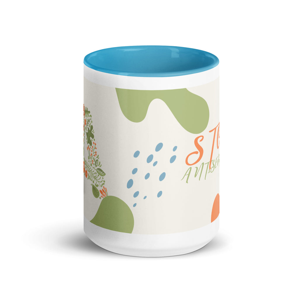Minimal Shine | Antisemitism | White Mug With Color Inside