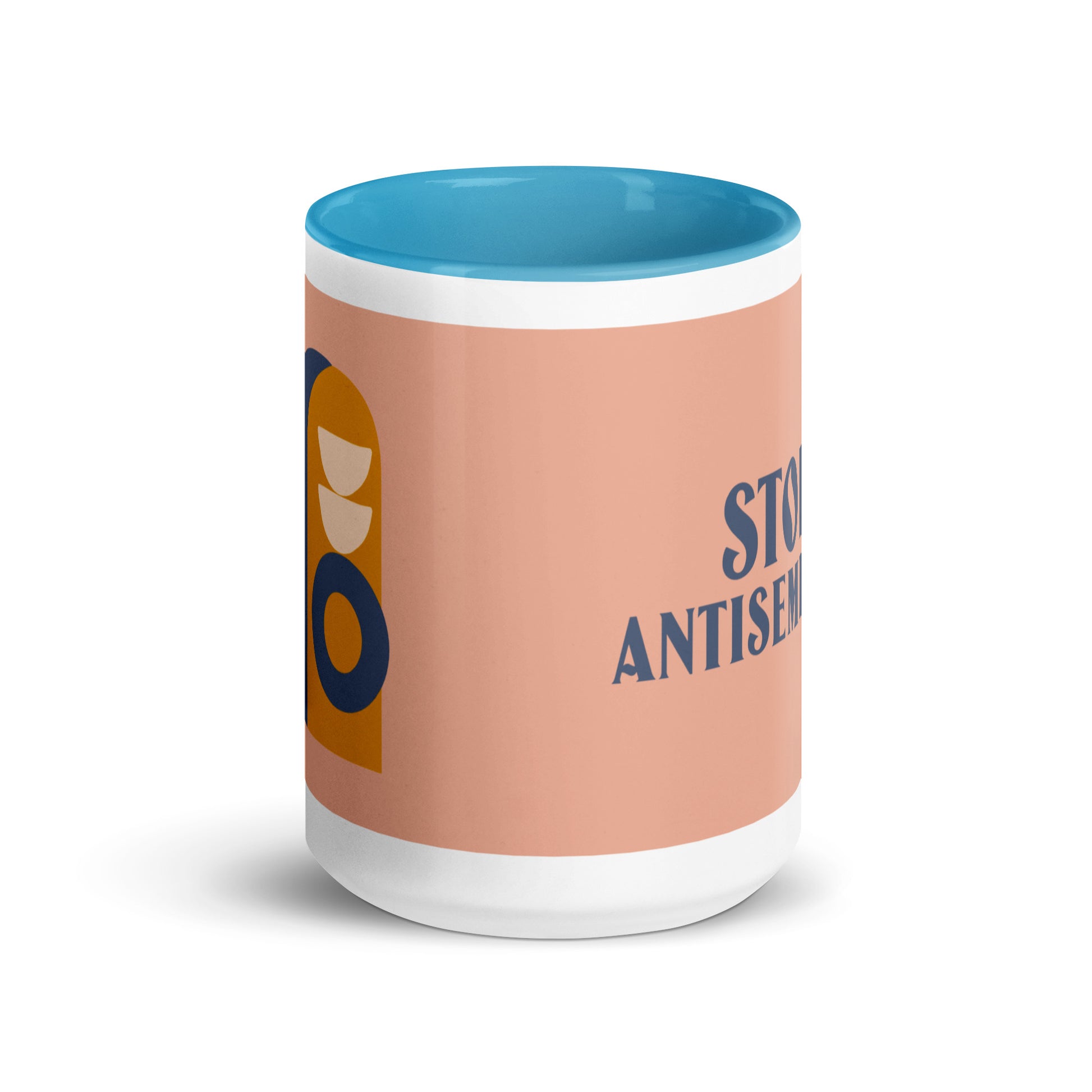 Minimal Shine | Antisemitism | White Mug With Color Inside