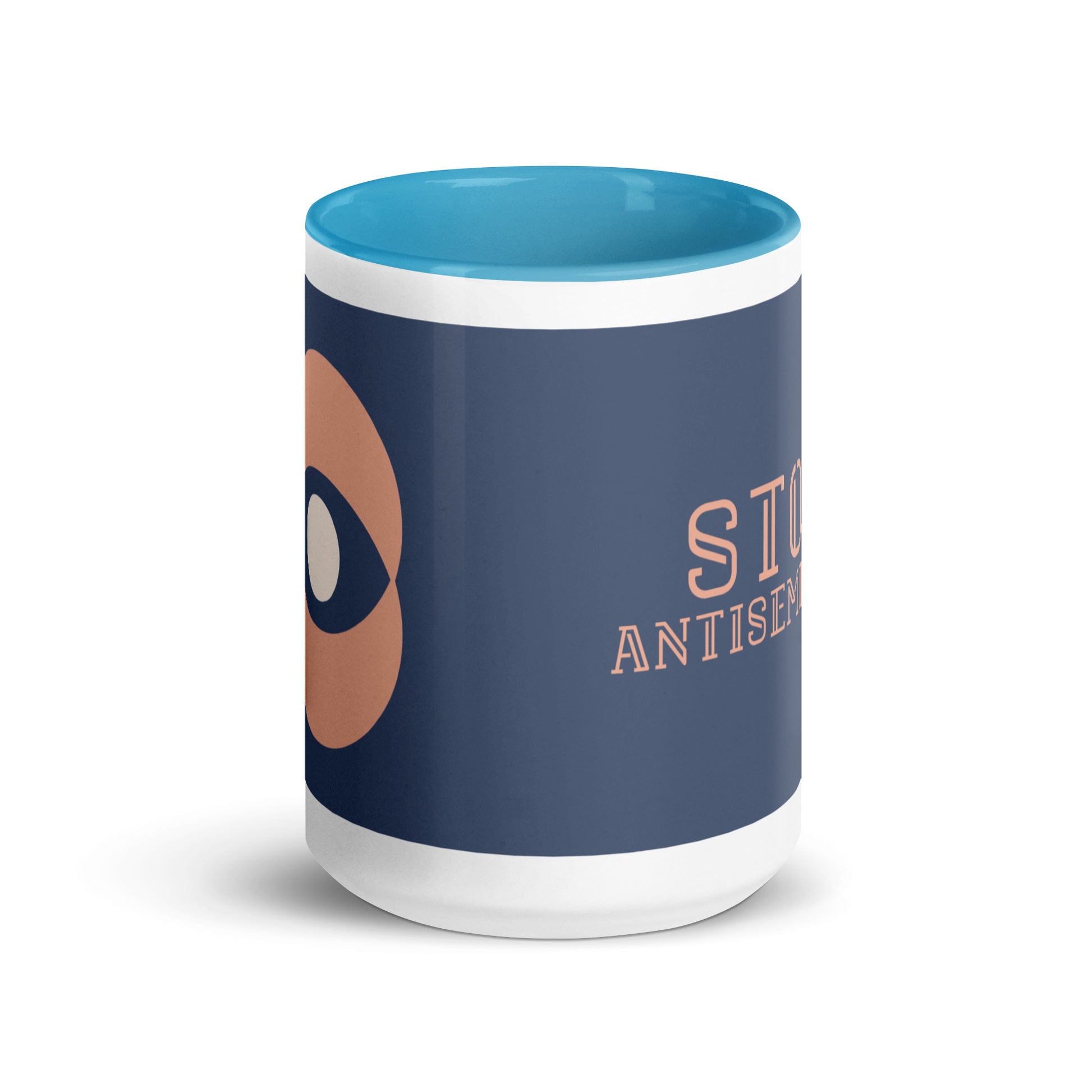 Minimal Shine | Antisemitism | White Mug With Color Inside