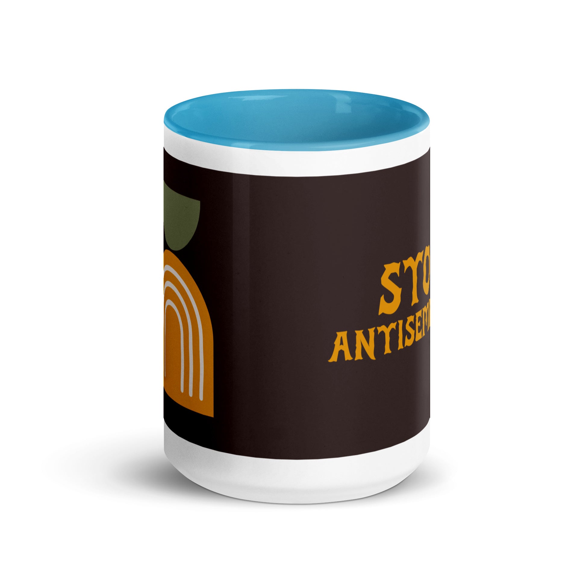 Minimal Shine | Antisemitism | White Mug With Color Inside