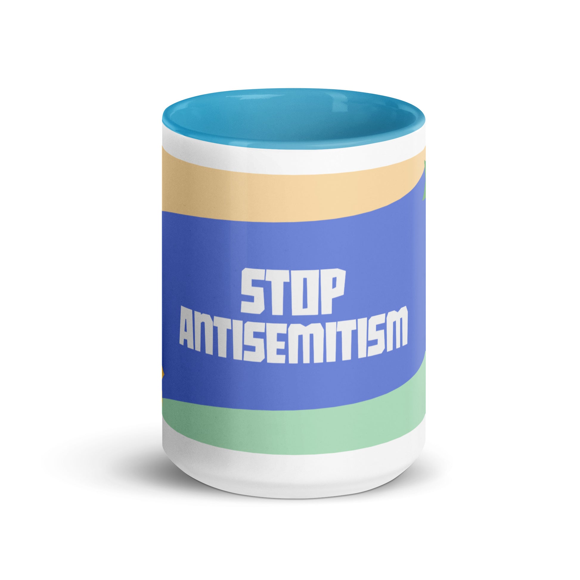 Minimal Shine | Antisemitism | White Mug With Color Inside
