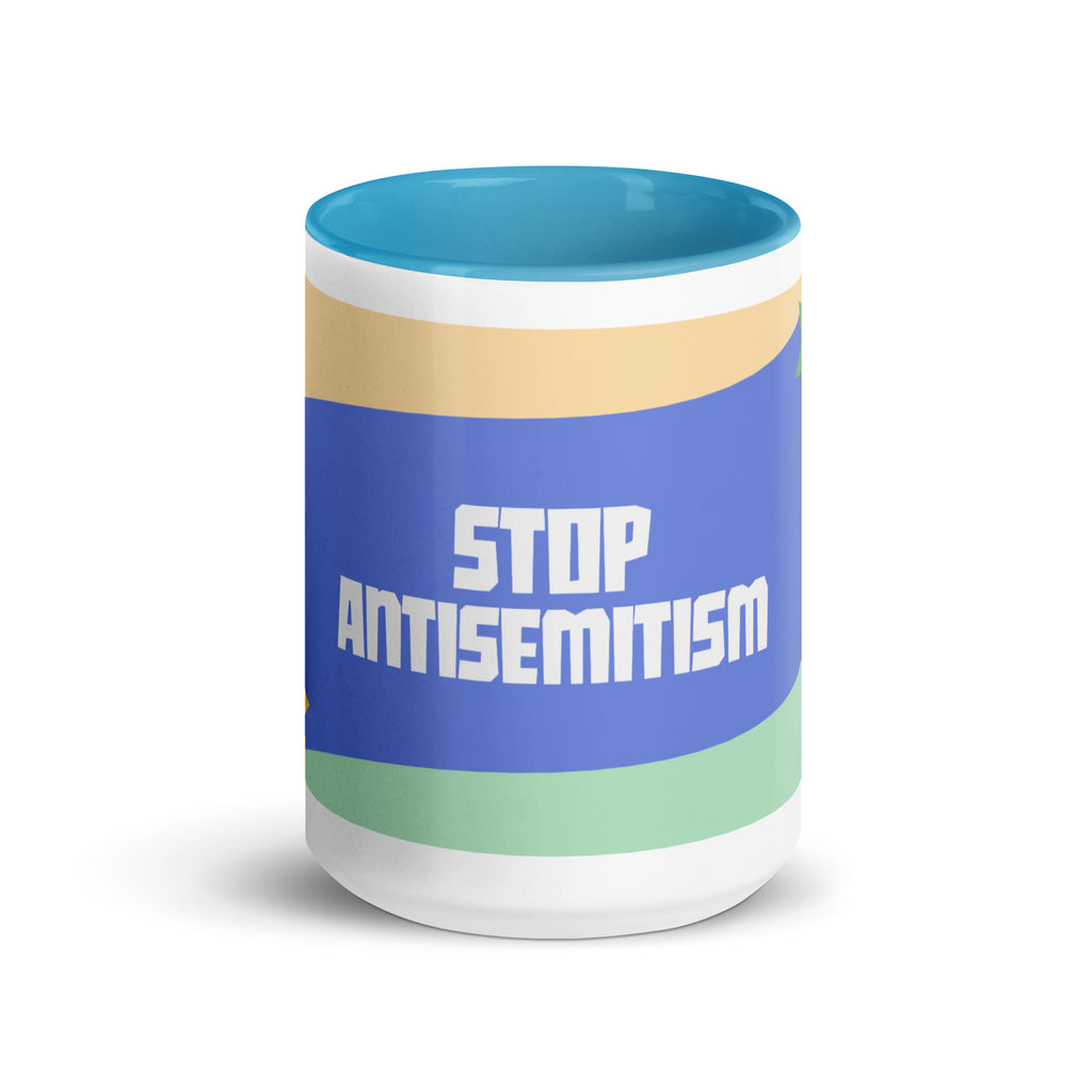 Minimal Shine | Antisemitism | White Mug With Color Inside