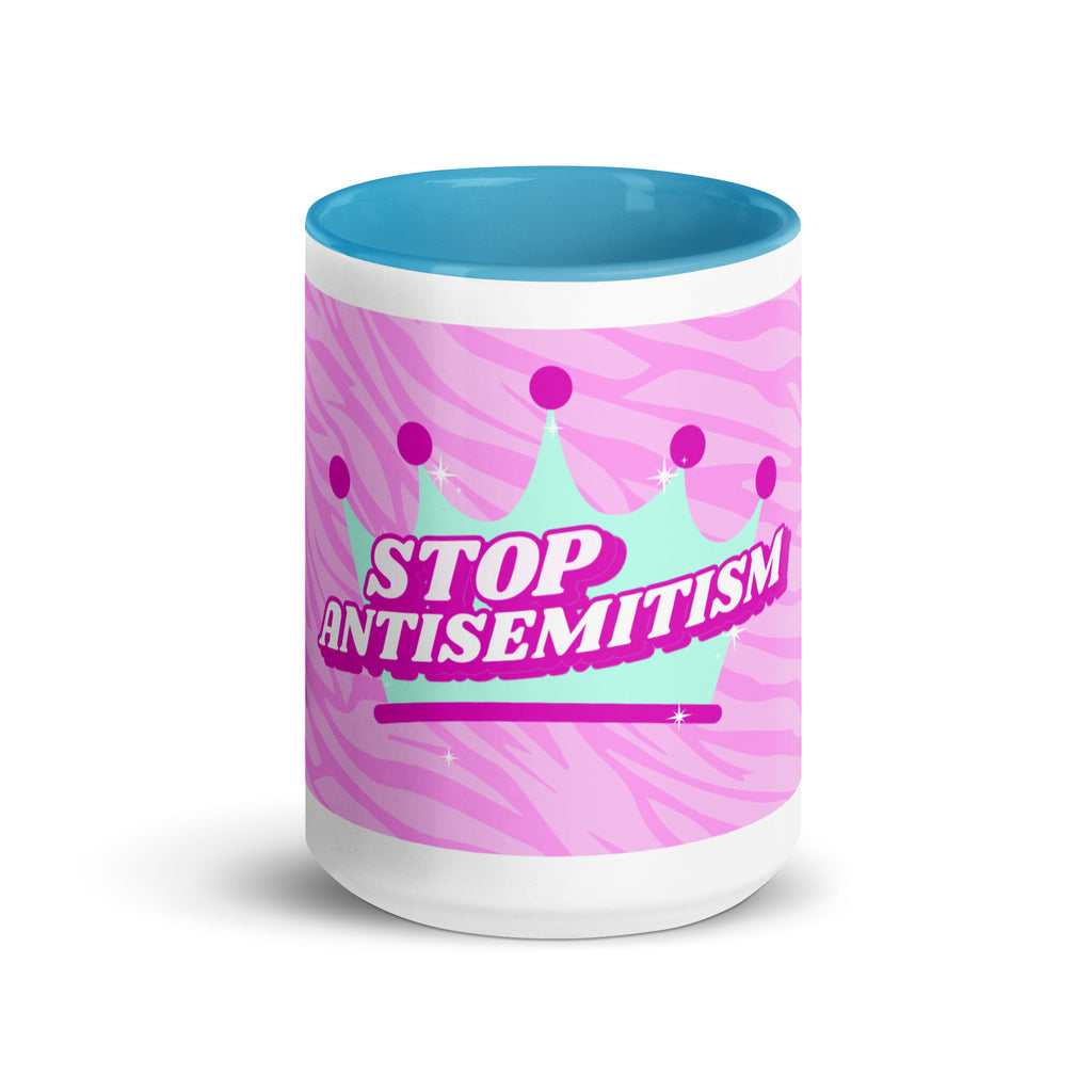Pink Destiny | Antisemitism | White Mug With Color Inside