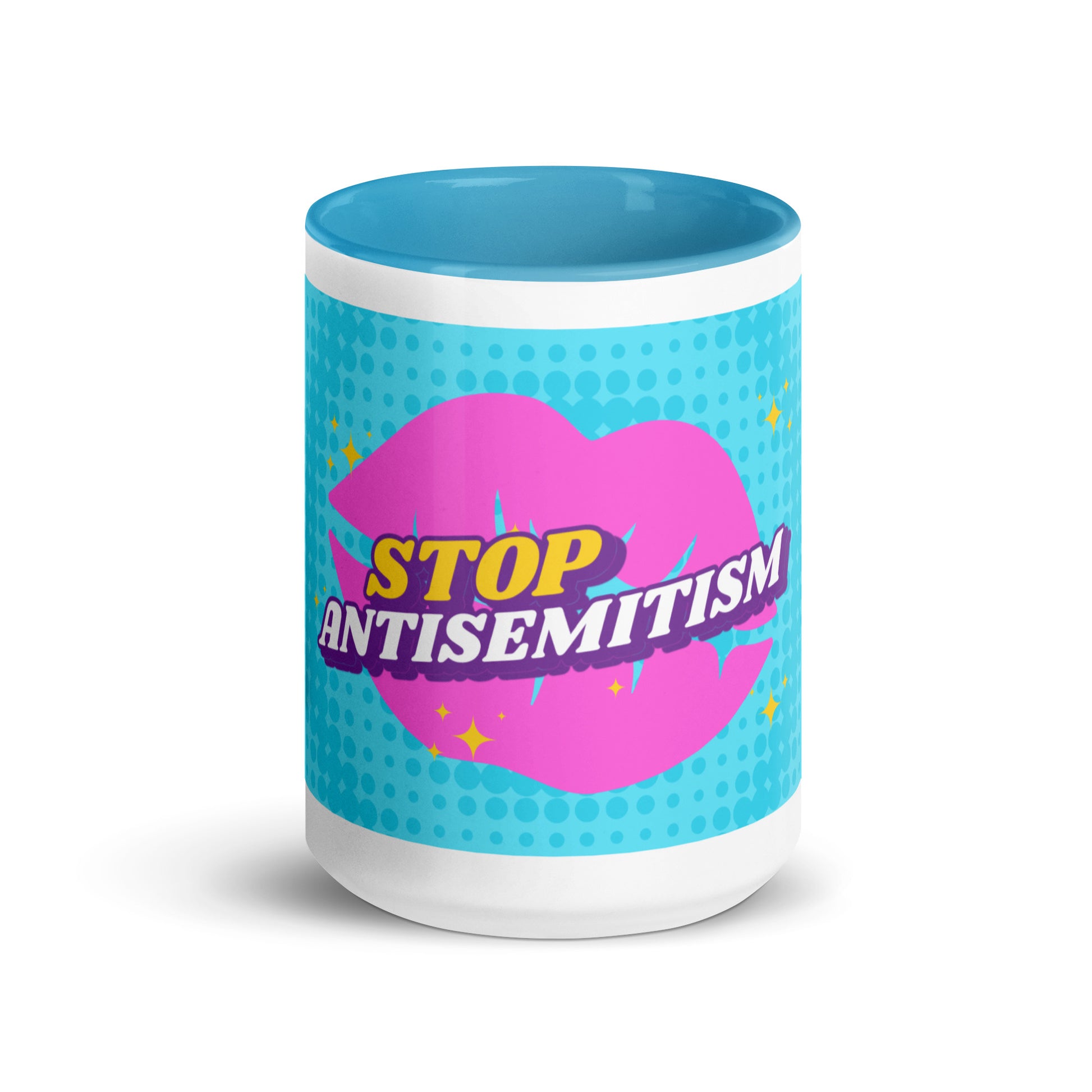 Pink Destiny | Antisemitism | White Mug With Color Inside