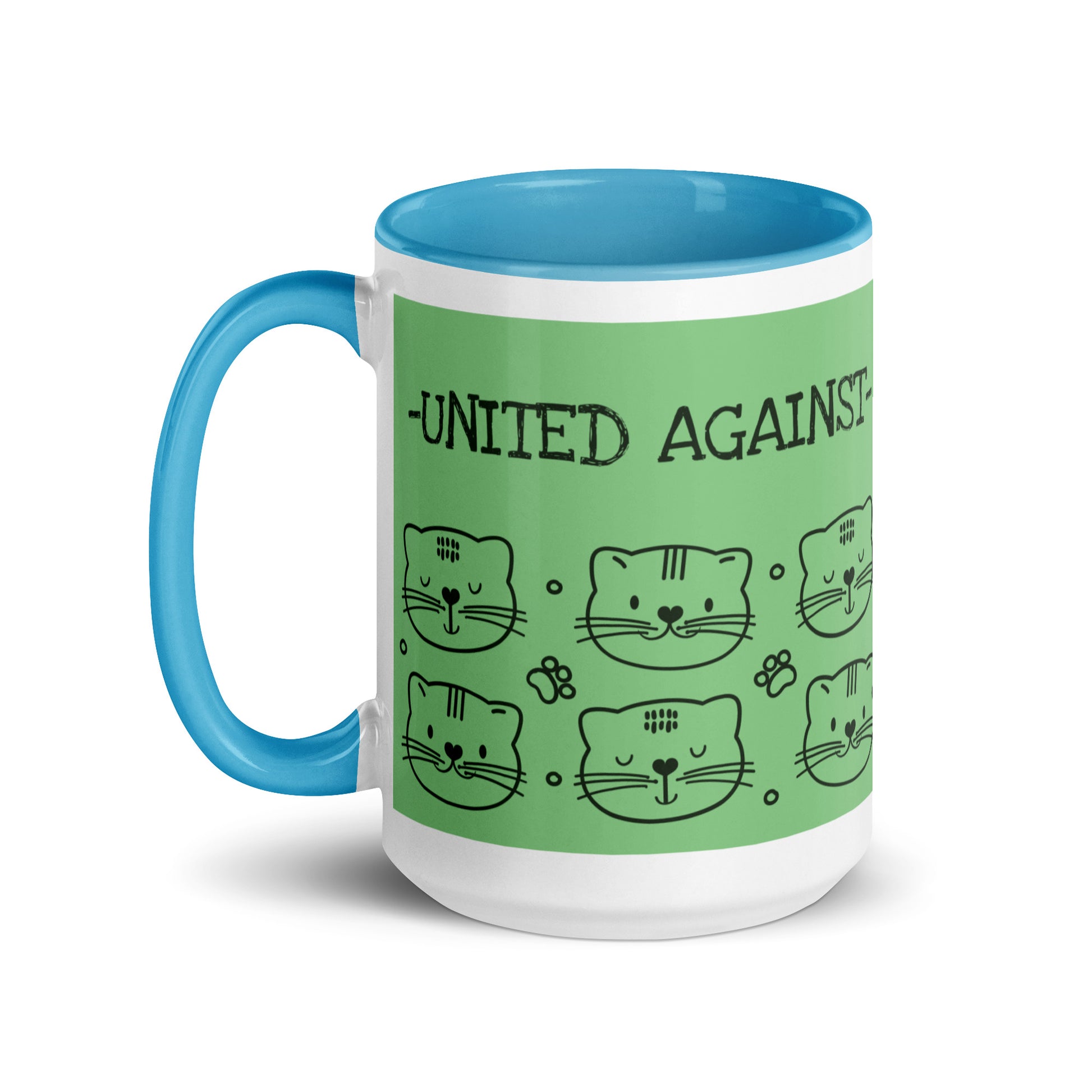 Cute Doodle Pet | Antisemitism | White Mug With Color Inside