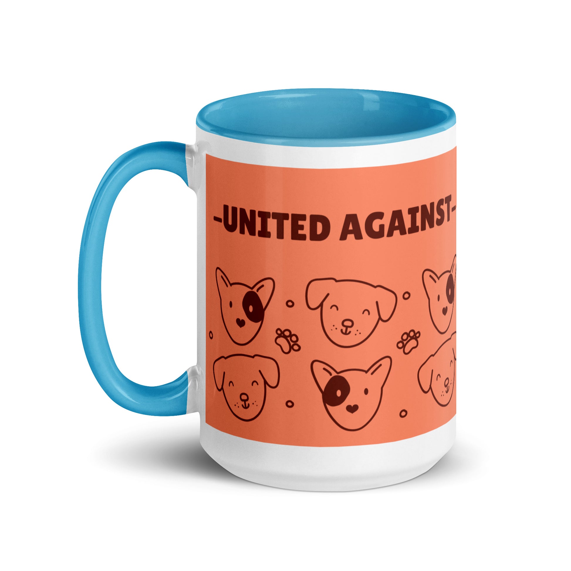 Cute Doodle Pet | Antisemitism | White Mug With Color Inside