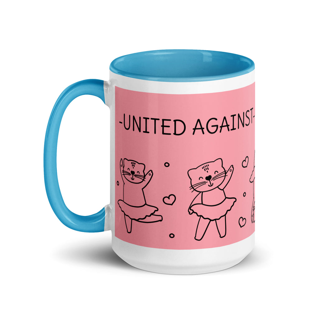 Cute Doodle Pet | Antisemitism | White Mug With Color Inside
