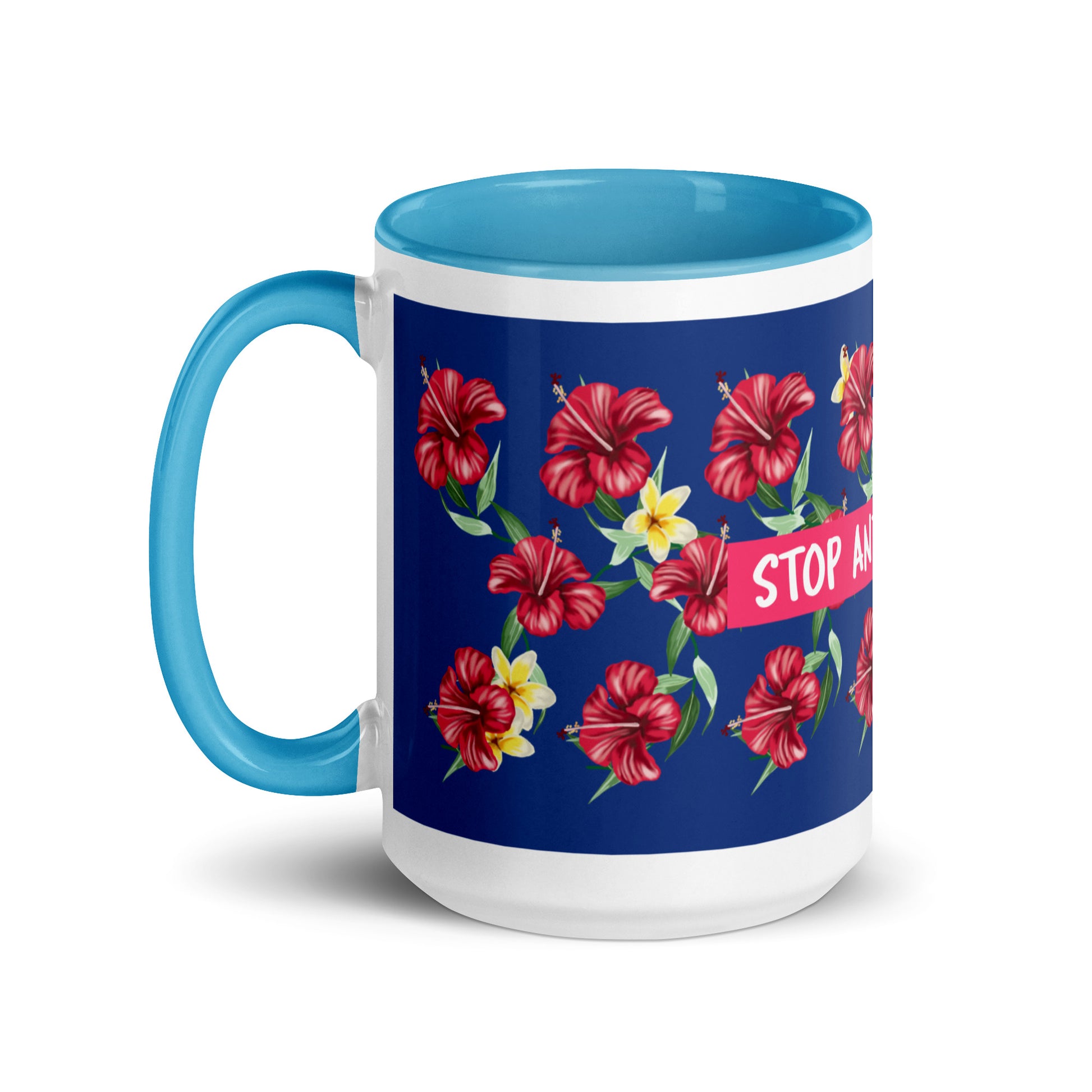 Flower Anthem | Antisemitism | White Mug With Color Inside