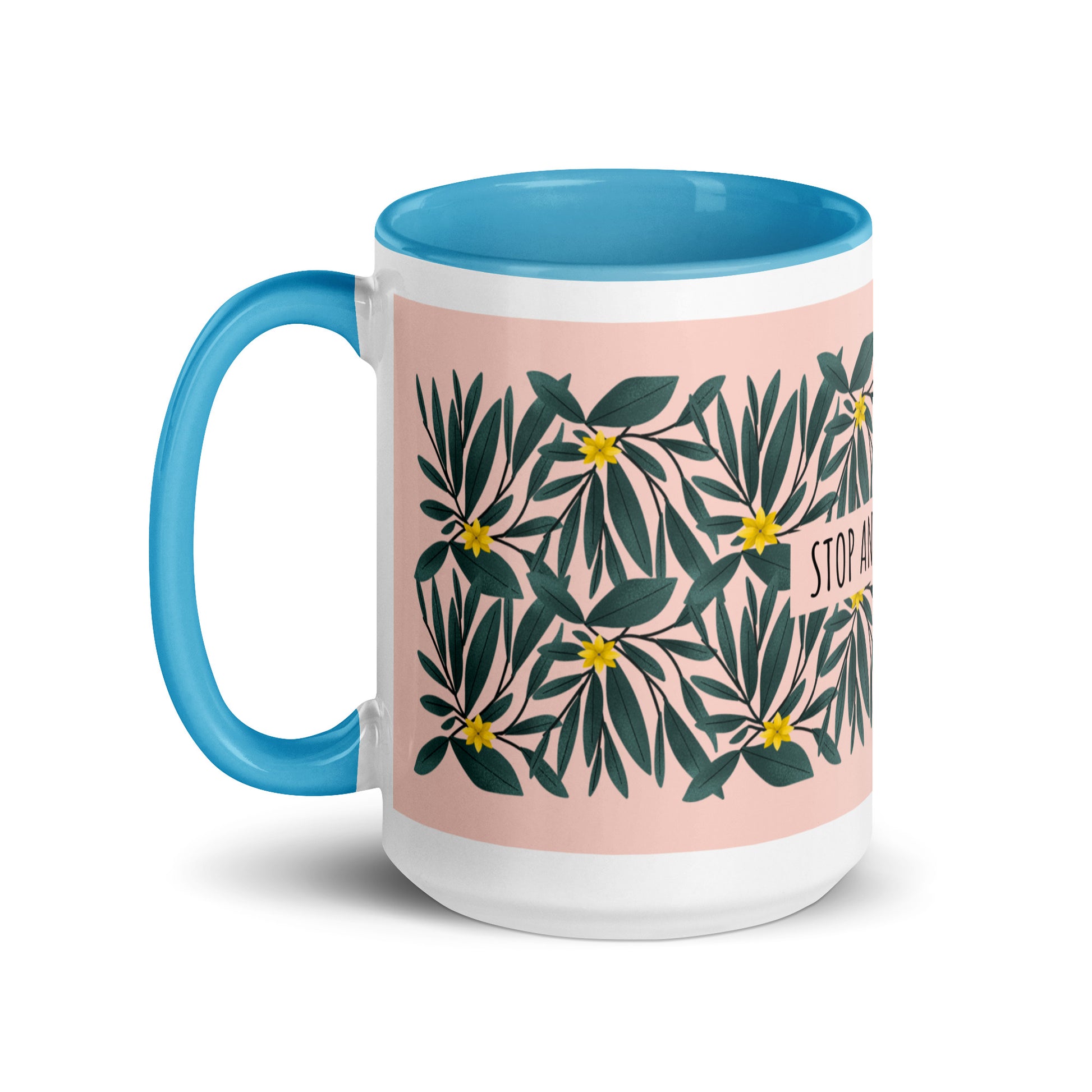 Flower Anthem | Antisemitism | White Mug With Color Inside