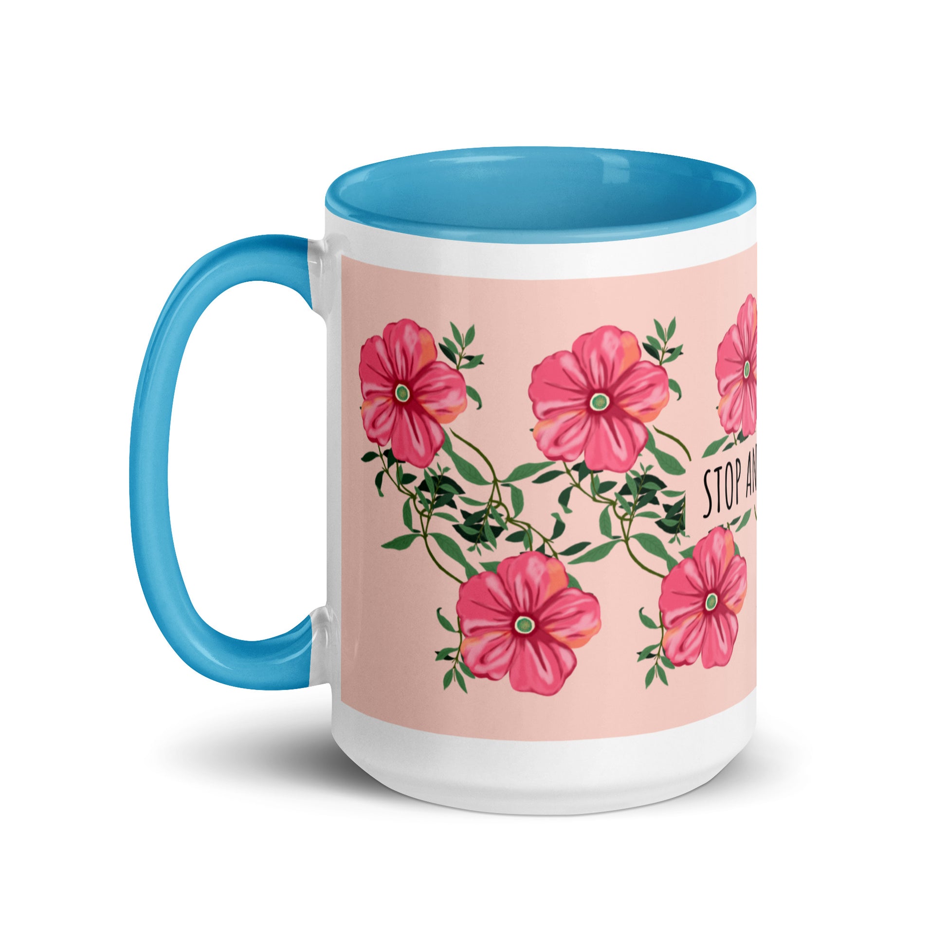 Flower Anthem | Antisemitism | White Mug With Color Inside
