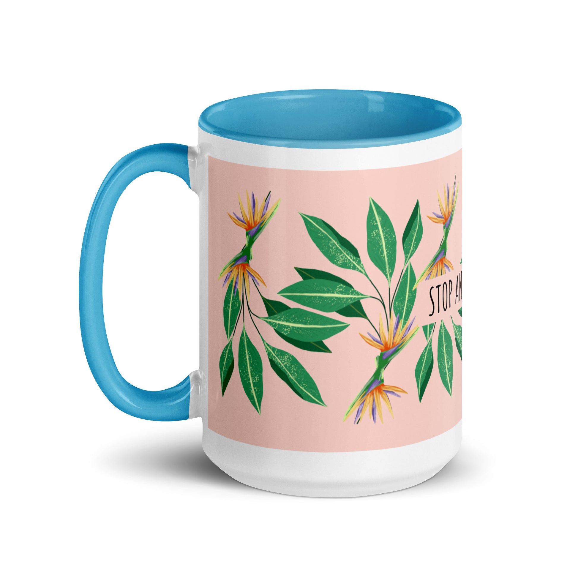 Flower Anthem | Antisemitism | White Mug With Color Inside