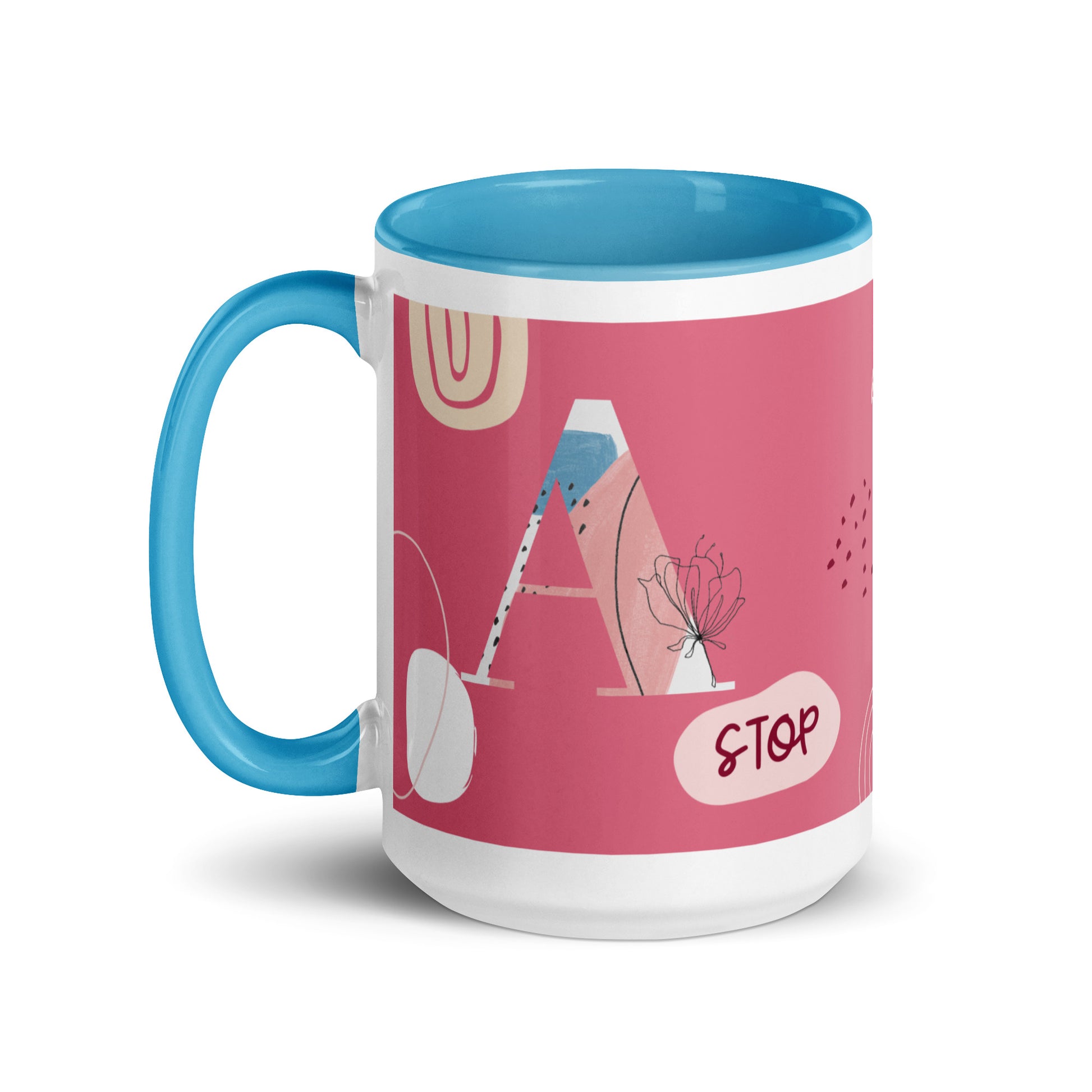 Minimal Shine | Antisemitism | White Mug With Color Inside