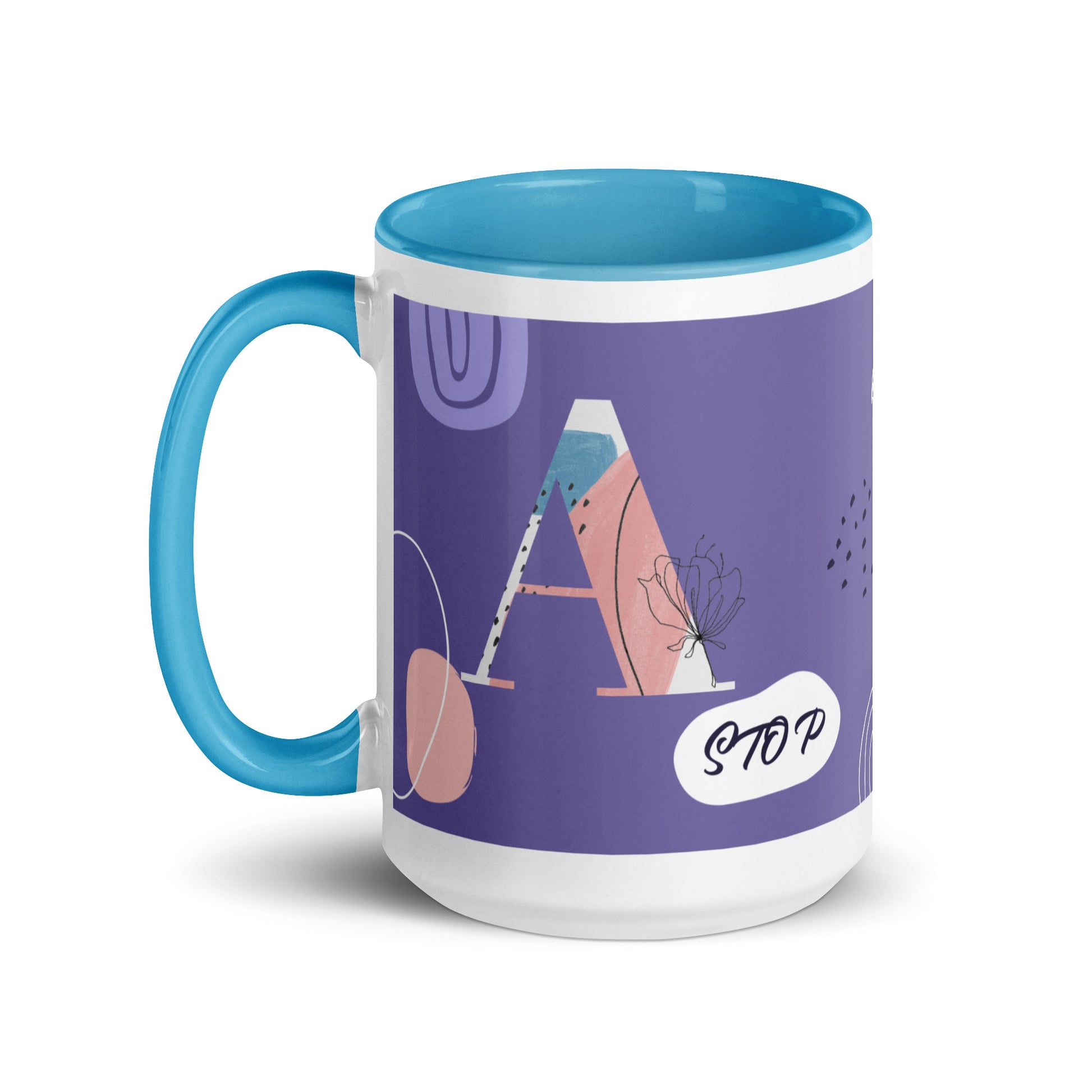 Minimal Shine | Antisemitism | White Mug With Color Inside