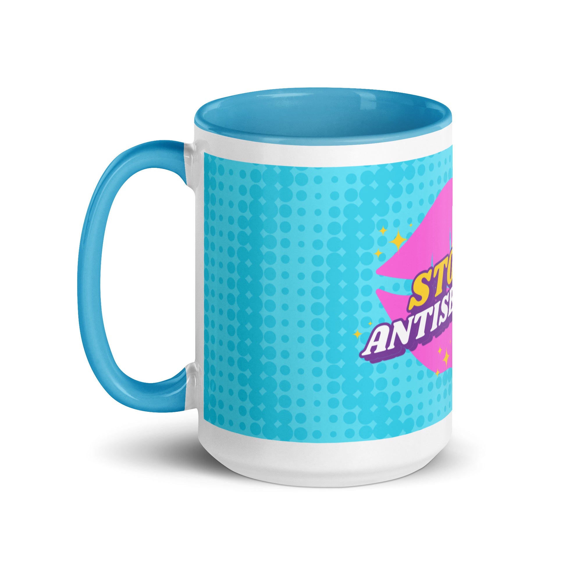 Pink Destiny | Antisemitism | White Mug With Color Inside