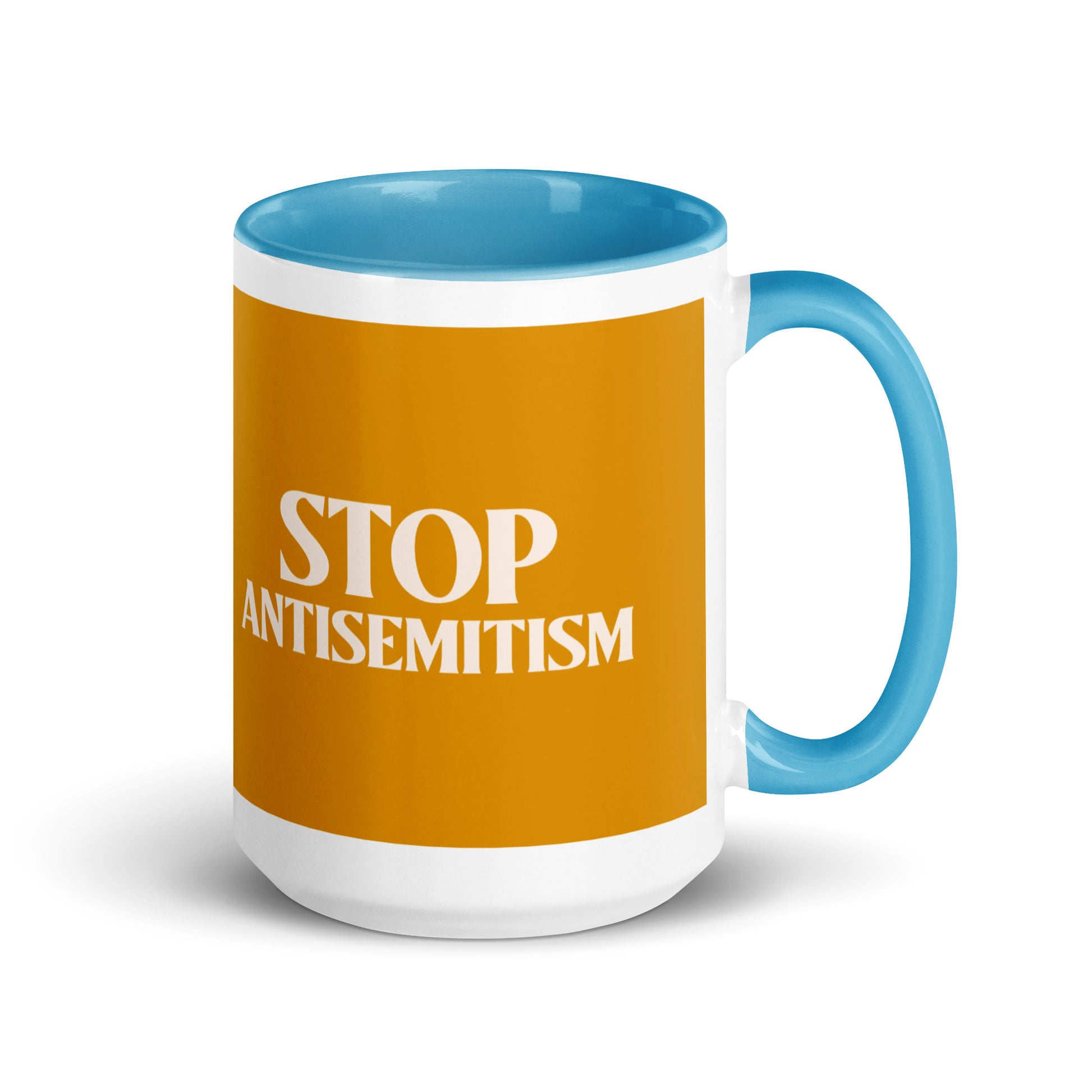 Minimal Shine | Antisemitism | White Mug With Color Inside