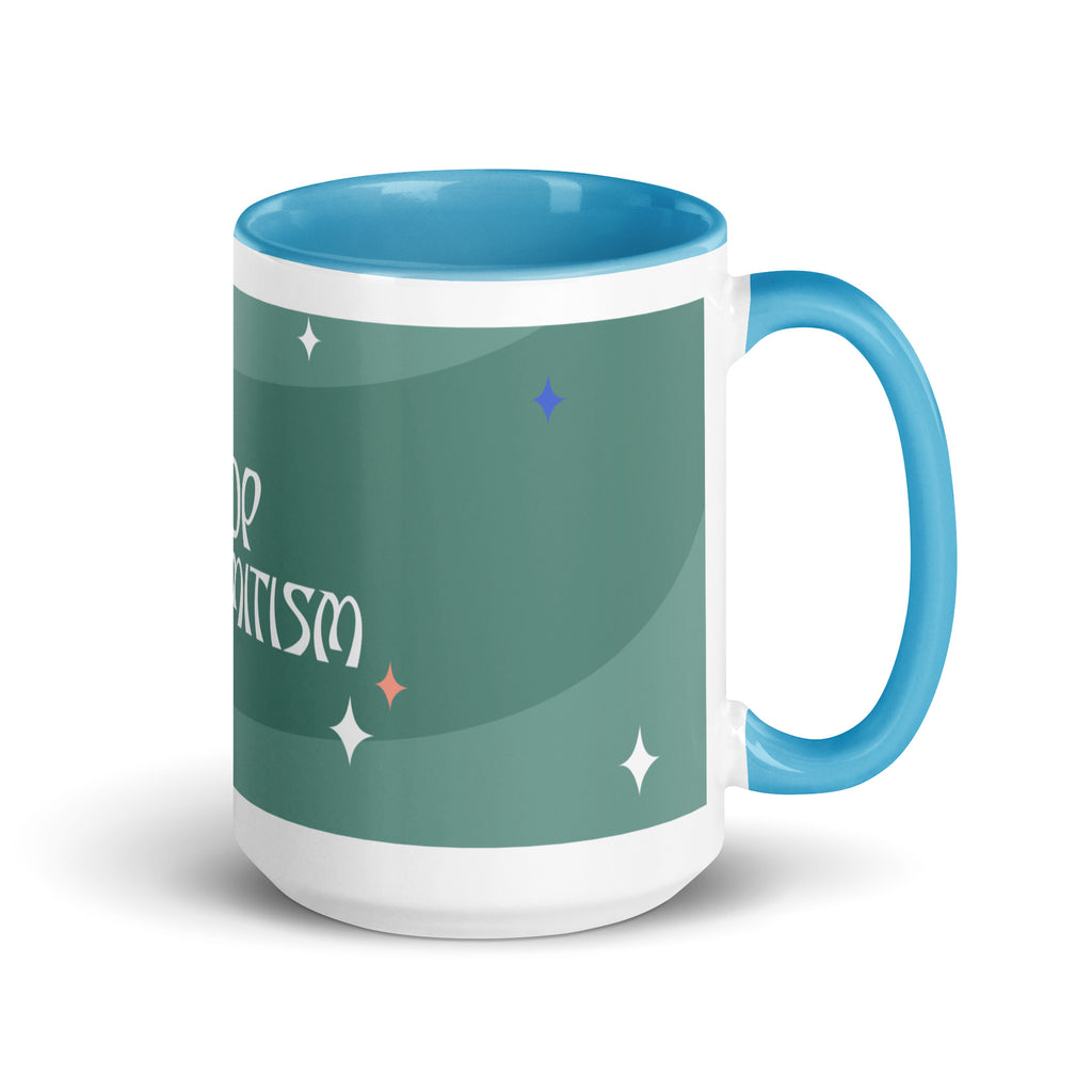 Minimal Shine | Antisemitism | White Mug With Color Inside