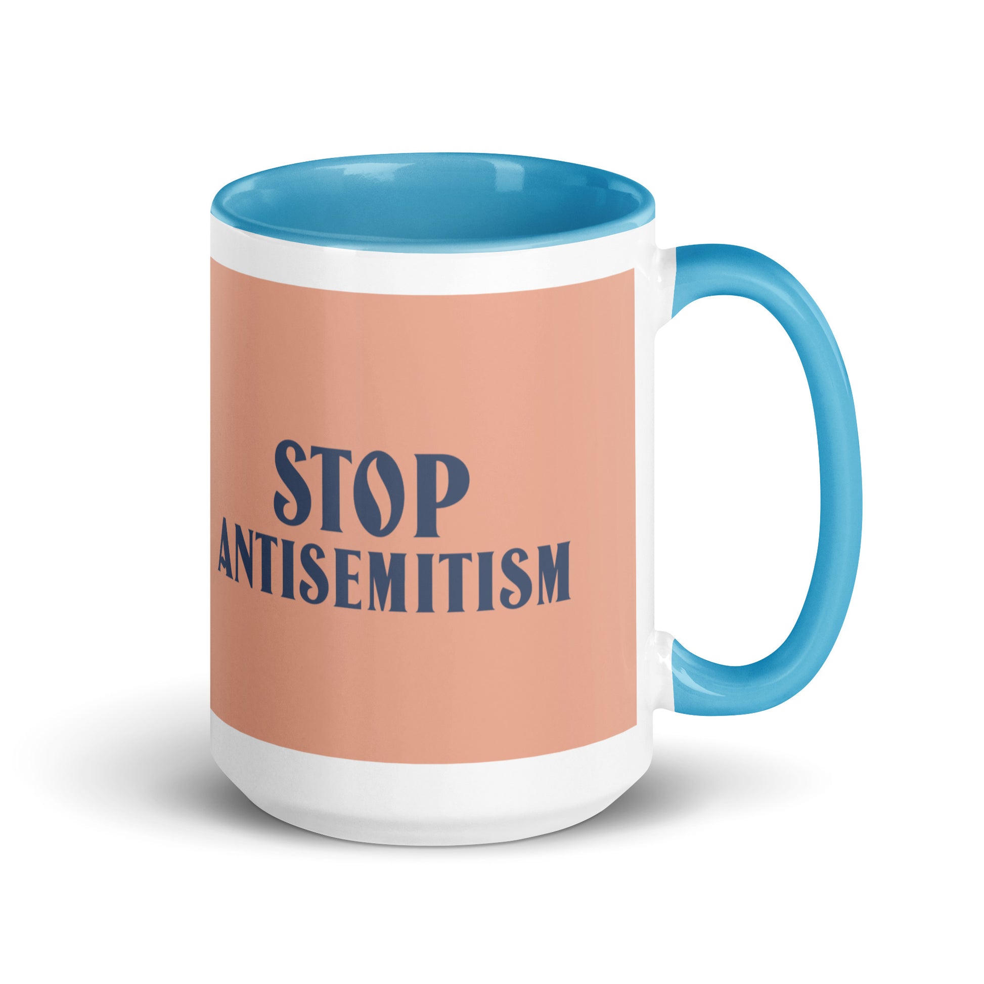 Minimal Shine | Antisemitism | White Mug With Color Inside