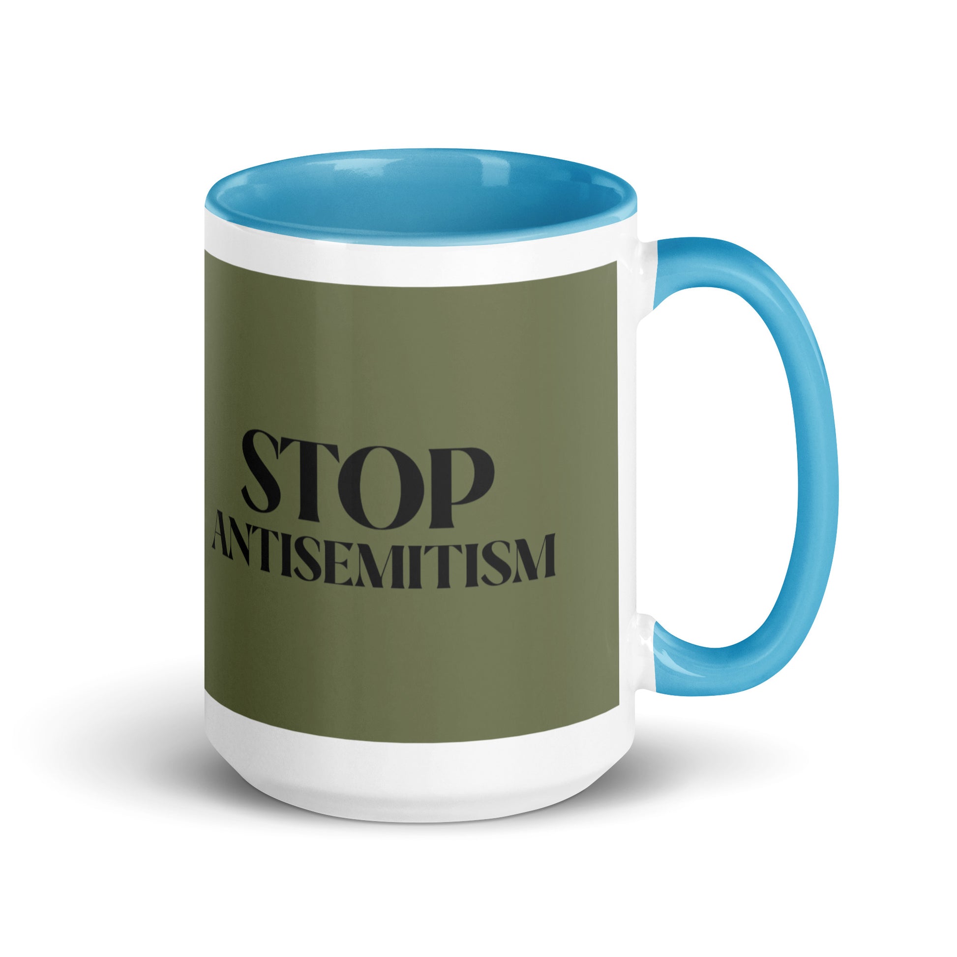 Minimal Shine | Antisemitism | White Mug With Color Inside