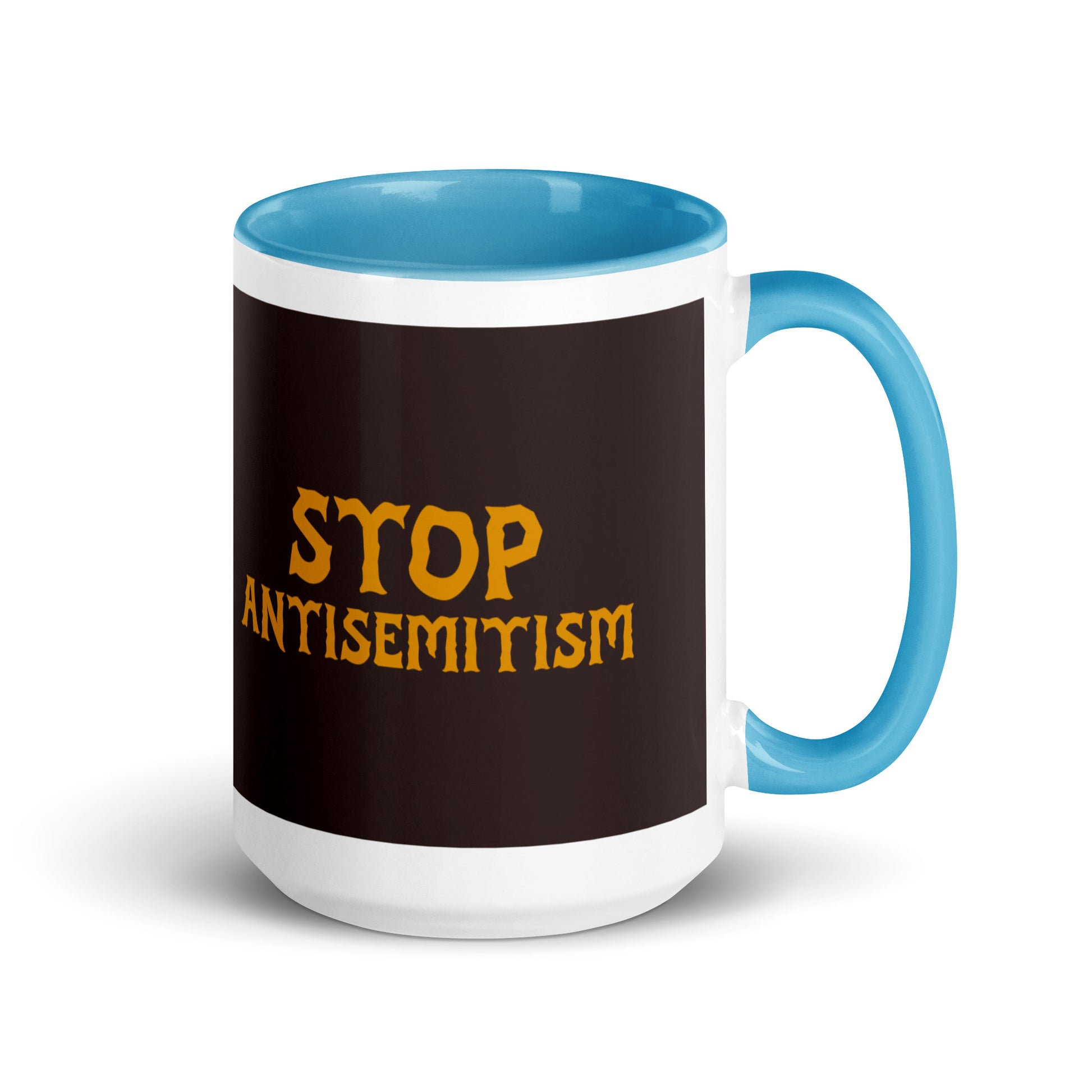 Minimal Shine | Antisemitism | White Mug With Color Inside