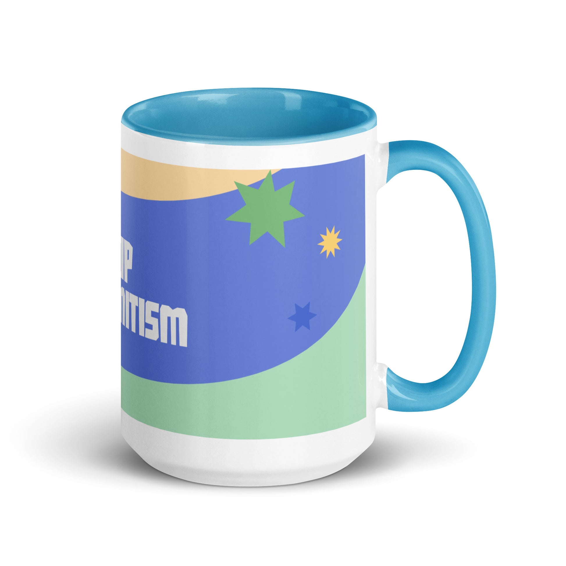 Minimal Shine | Antisemitism | White Mug With Color Inside
