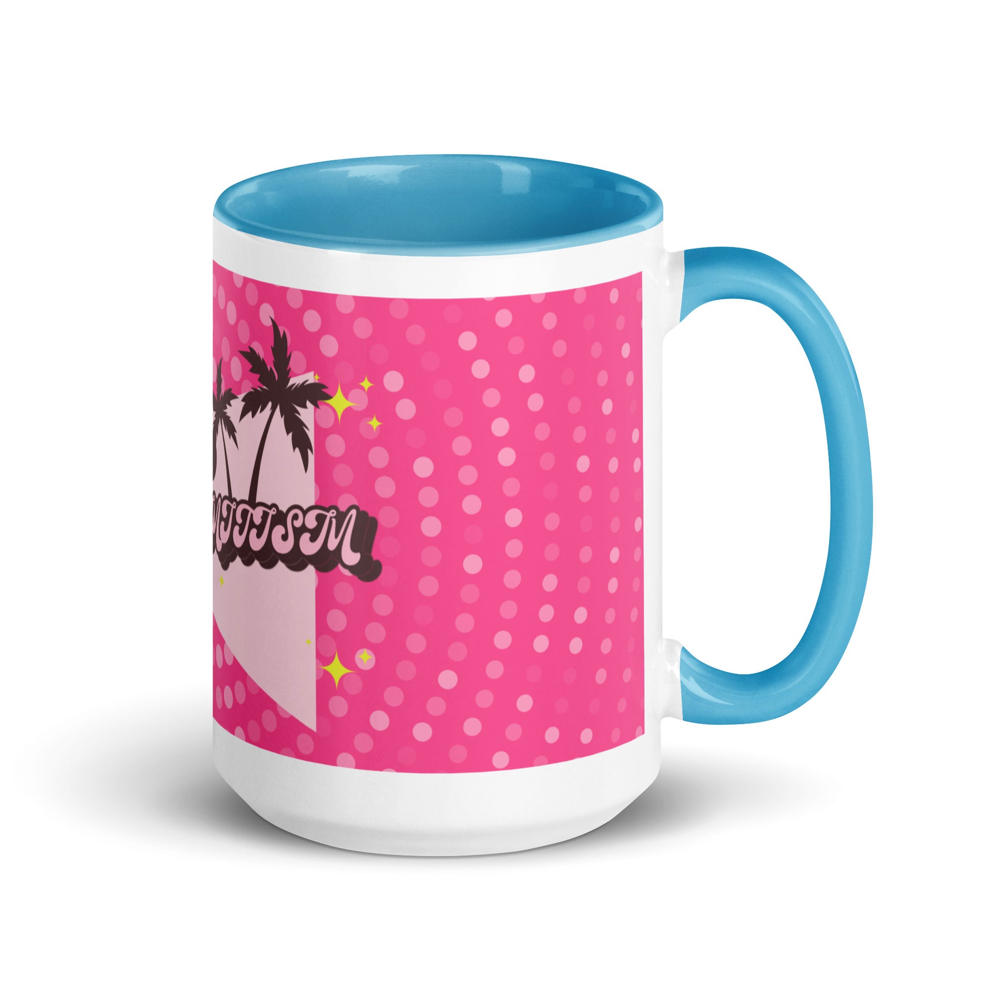 Pink Destiny | Antisemitism | White Mug With Color Inside