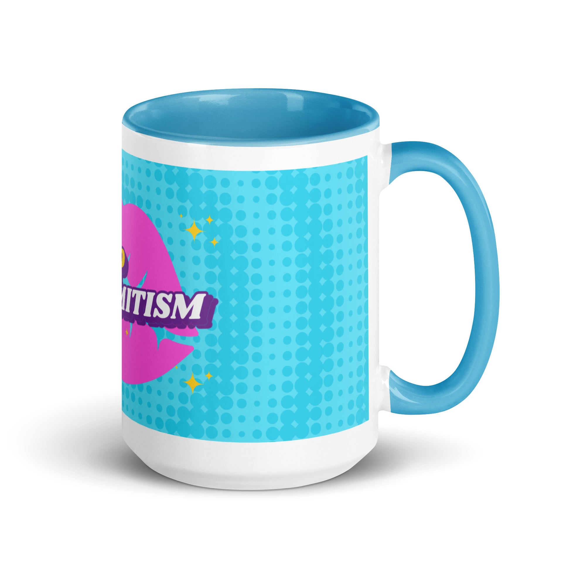 Pink Destiny | Antisemitism | White Mug With Color Inside