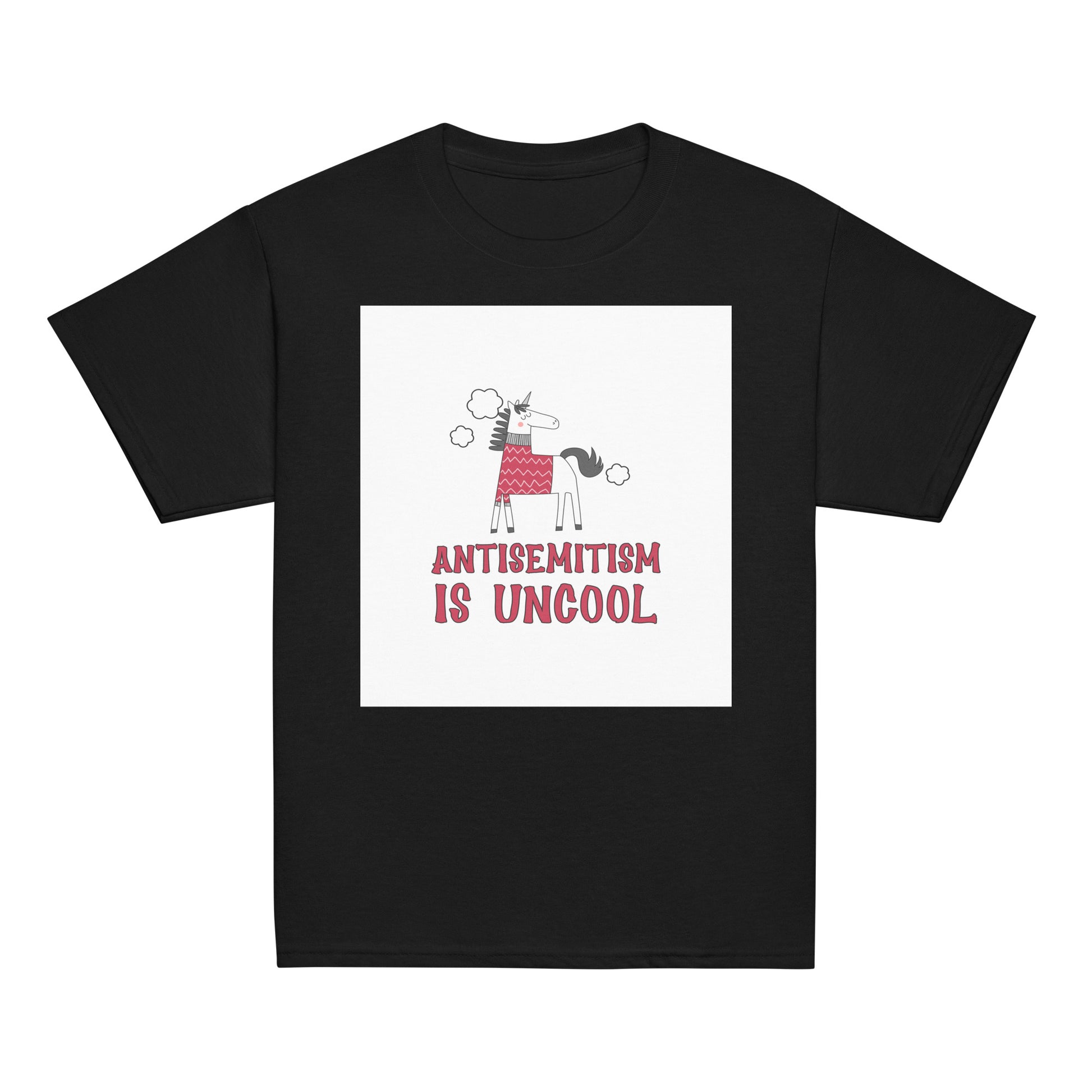 Unicorn Antisemitism Is Uncool | Youth Unisex T-Shirt Jouparty