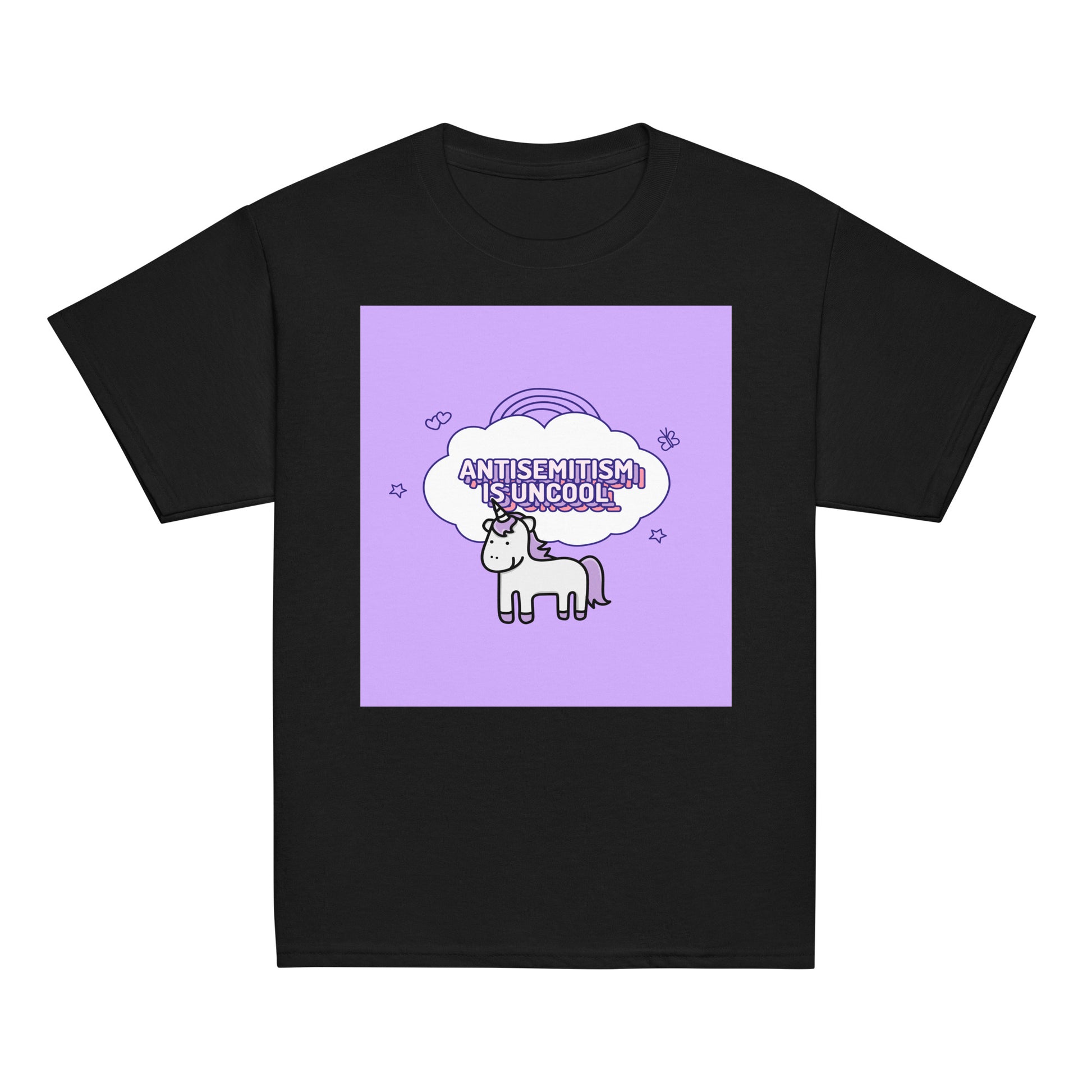 Unicorn Antisemitism Is Uncool | Youth Unisex T-Shirt Jouparty