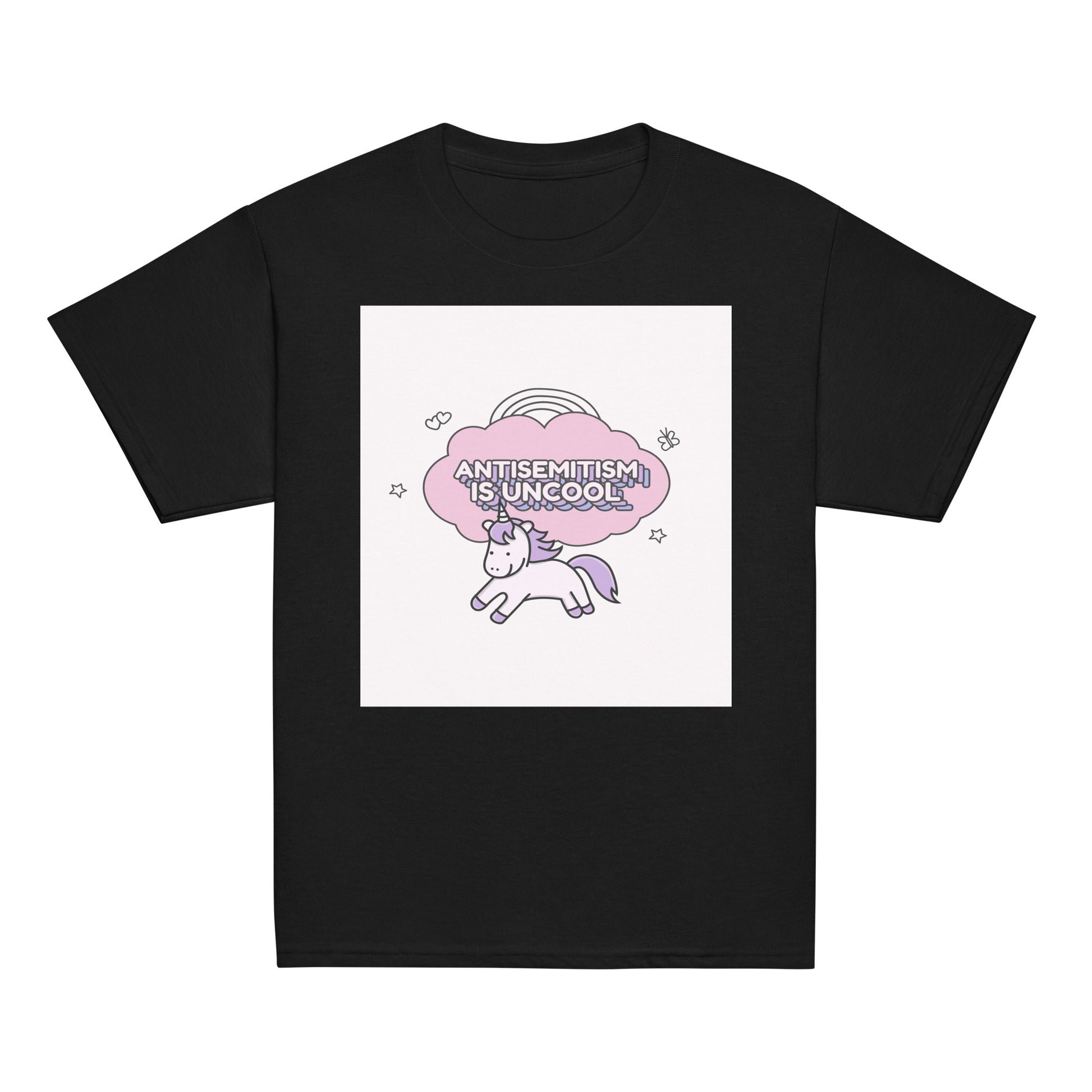 Unicorn Antisemitism Is Uncool | Youth Unisex T-Shirt Jouparty