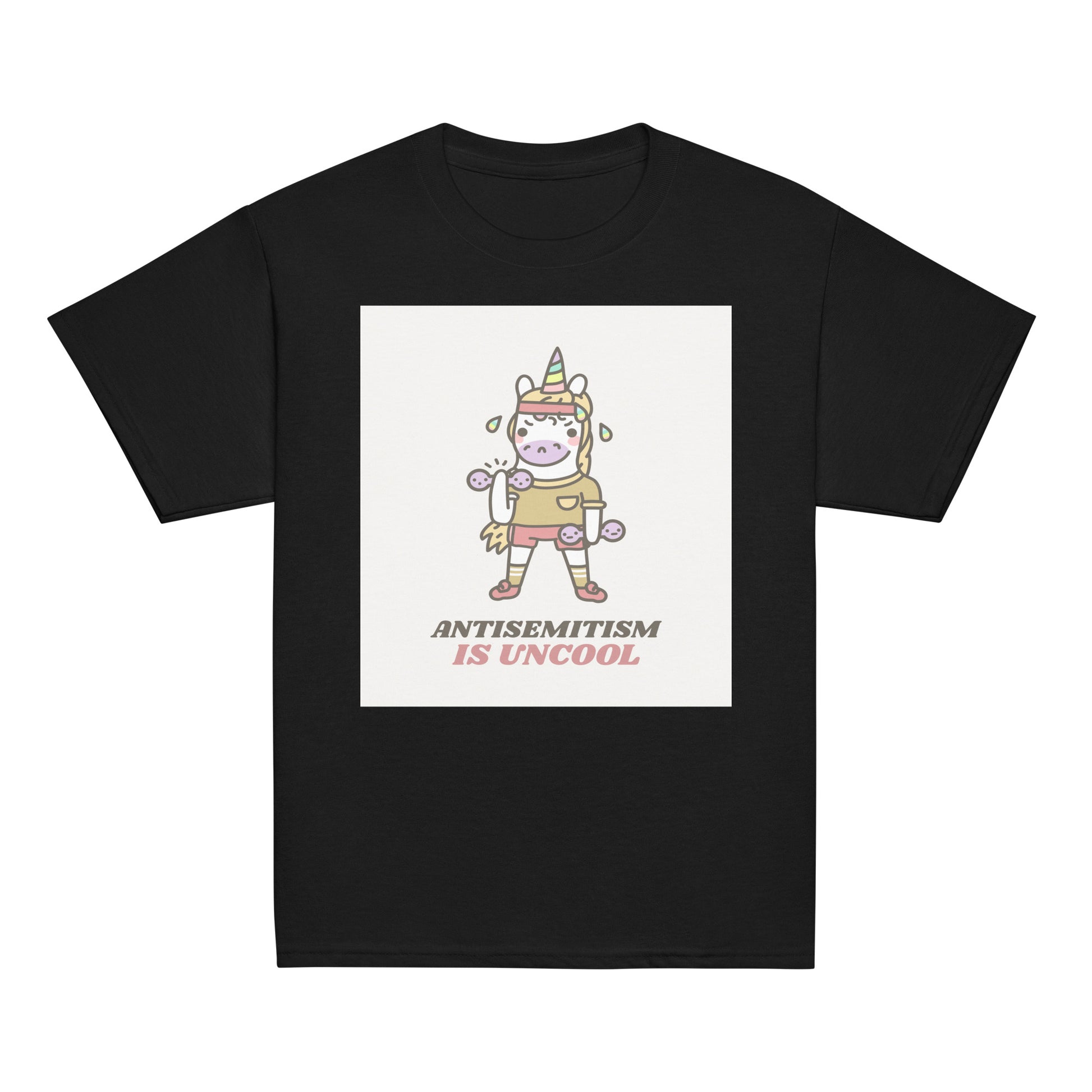 Unicorn Antisemitism Is Uncool | Youth Unisex T-Shirt Jouparty