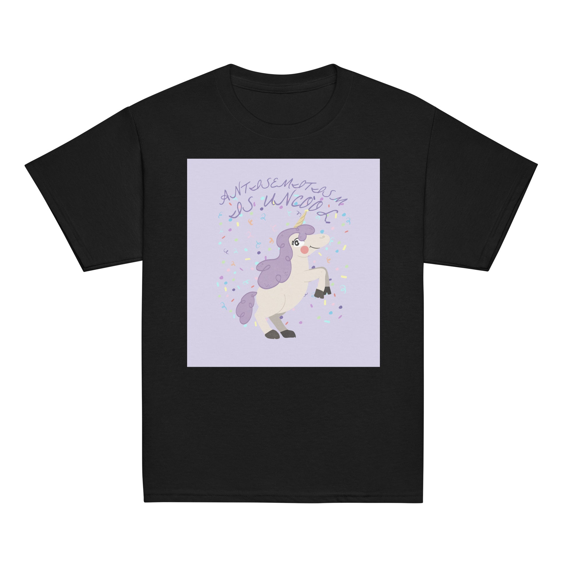 Unicorn Antisemitism Is Uncool | Youth Unisex T-Shirt Jouparty