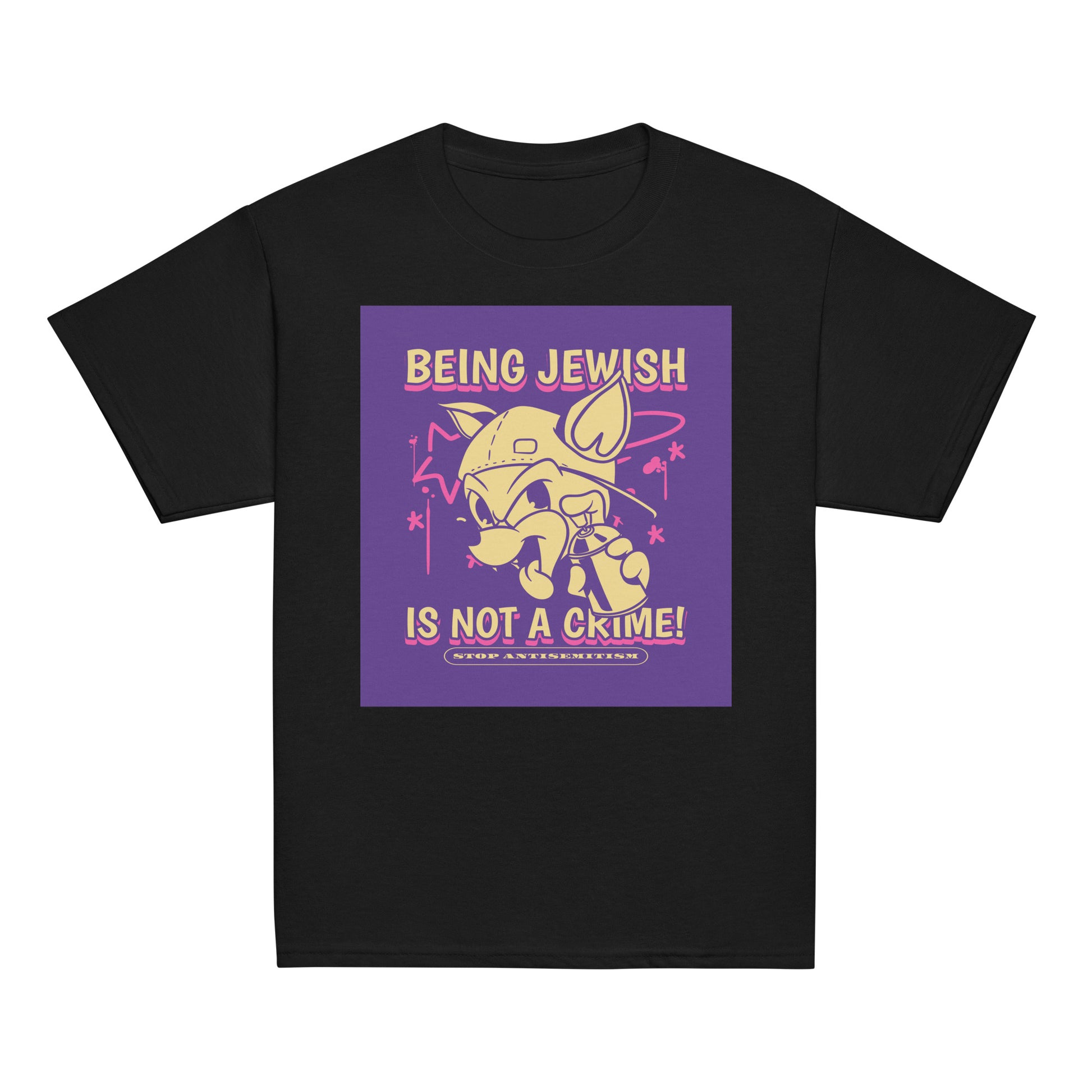 Streetart Graffiti Cartoon | Antisemitism | Youth Unisex T-Shirt Jouparty