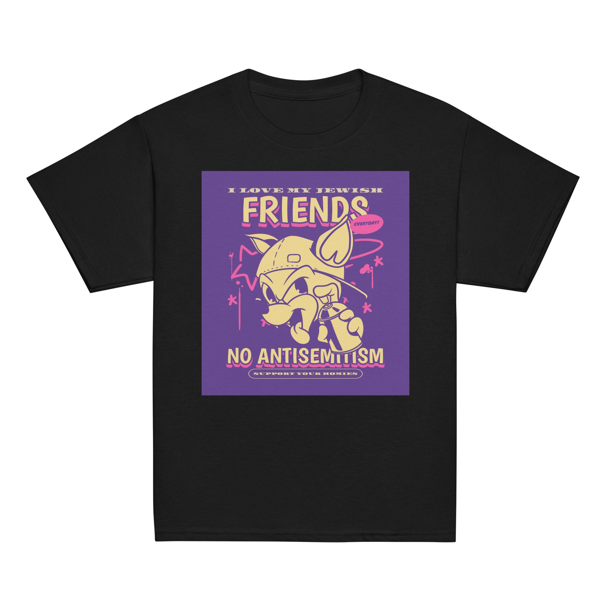 Streetart Graffiti Cartoon | Antisemitism | Youth Unisex T-Shirt Jouparty