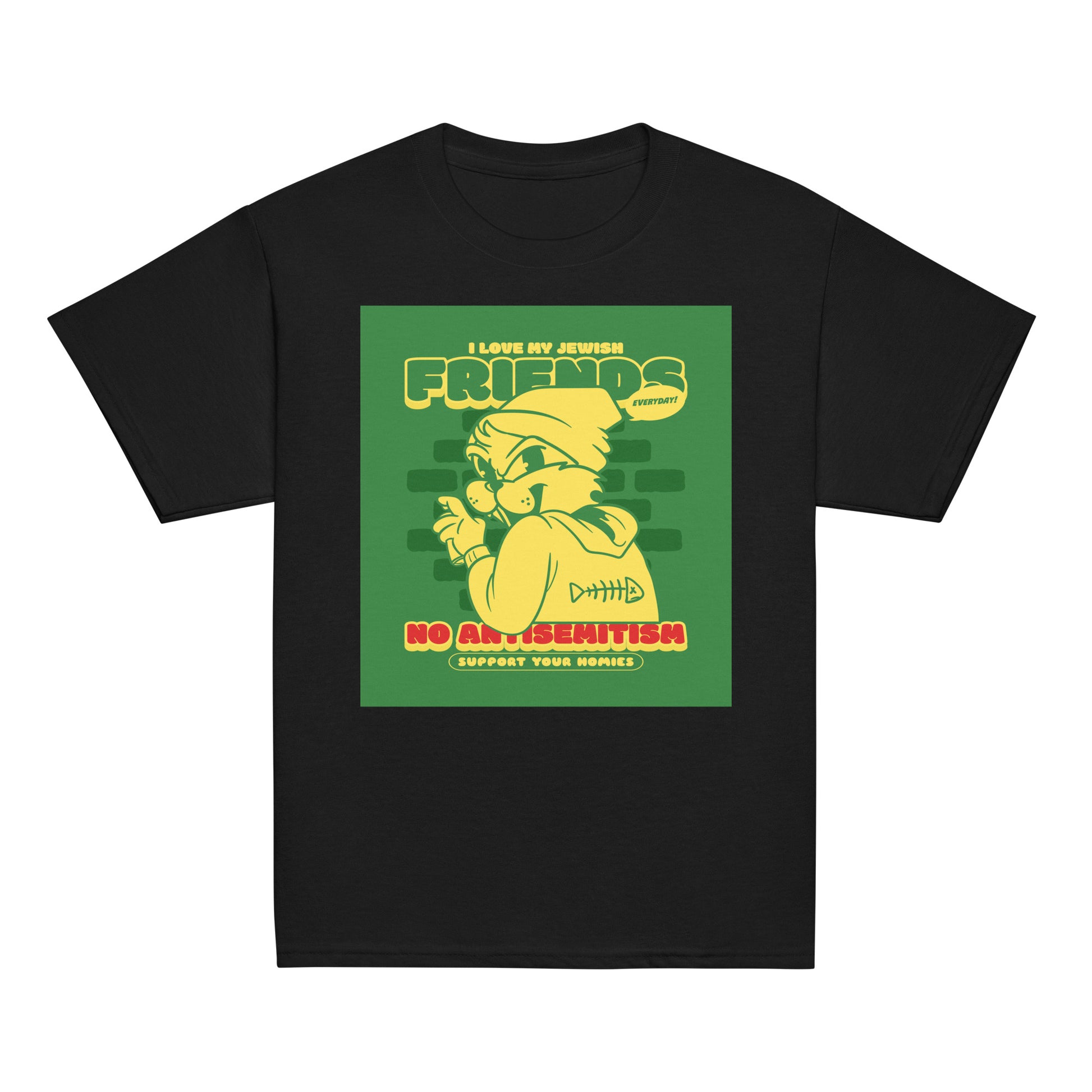 Streetart Graffiti Cartoon | Antisemitism | Youth Unisex T-Shirt Jouparty