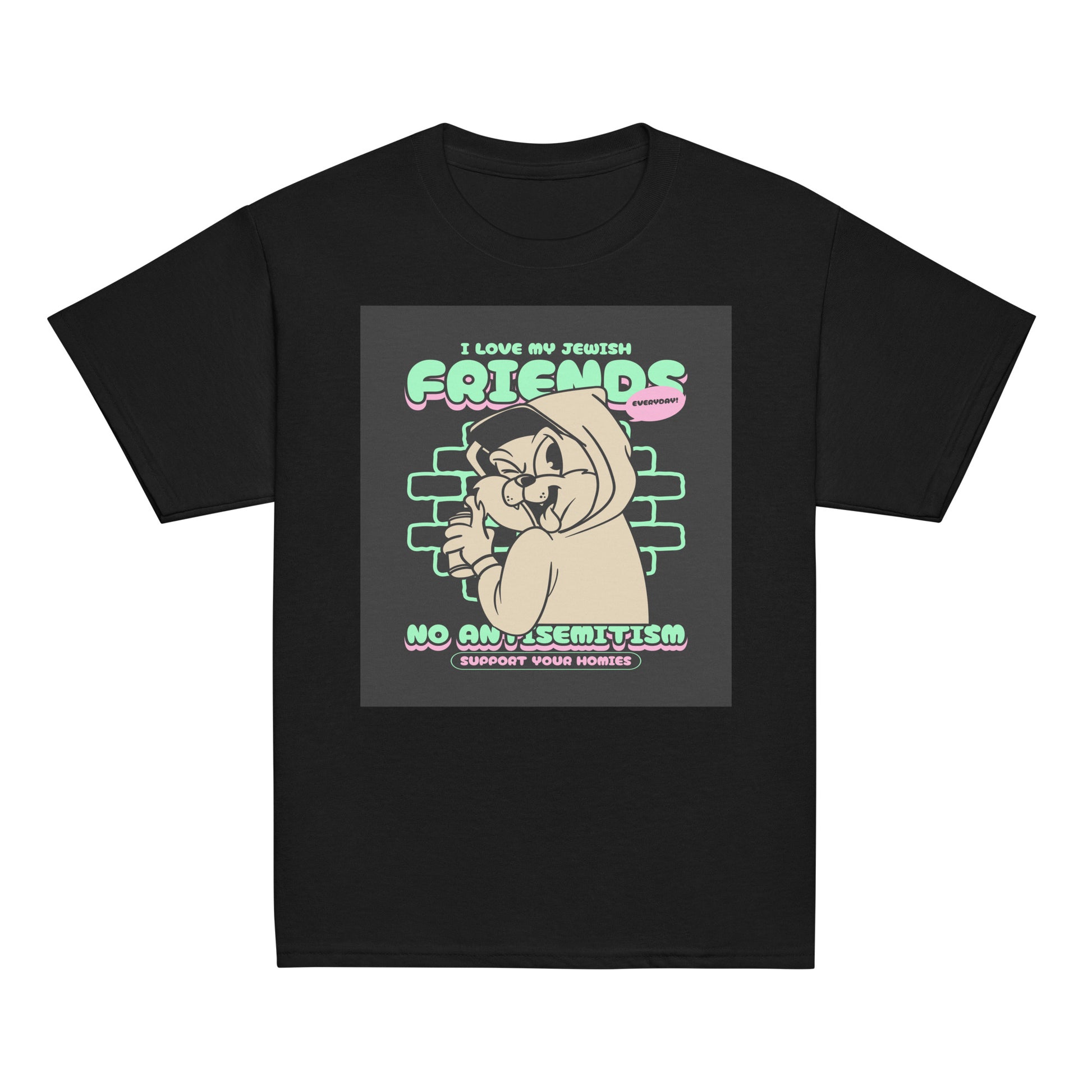 Streetart Graffiti Cartoon | Antisemitism | Youth Unisex T-Shirt Jouparty