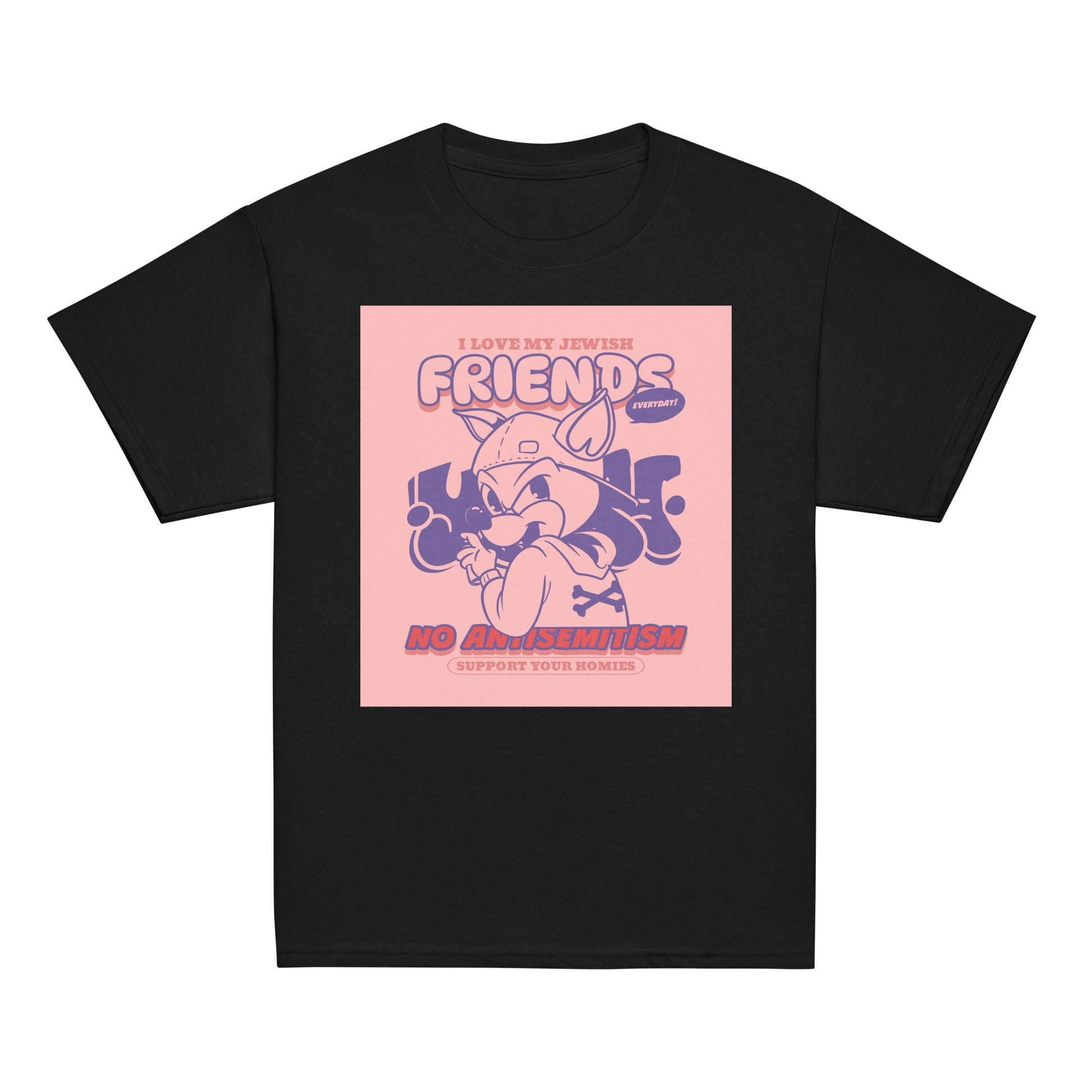 Streetart Graffiti Cartoon | Antisemitism | Youth Unisex T-Shirt Jouparty
