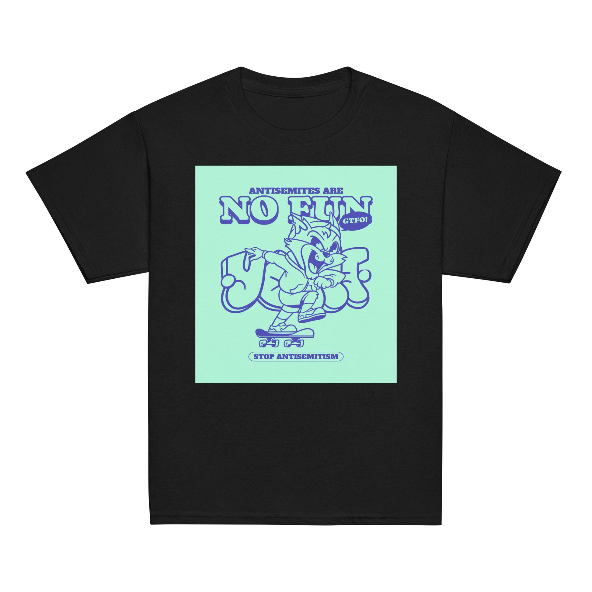 Streetart Graffiti Cartoon | Antisemitism | Youth Unisex T-Shirt Jouparty