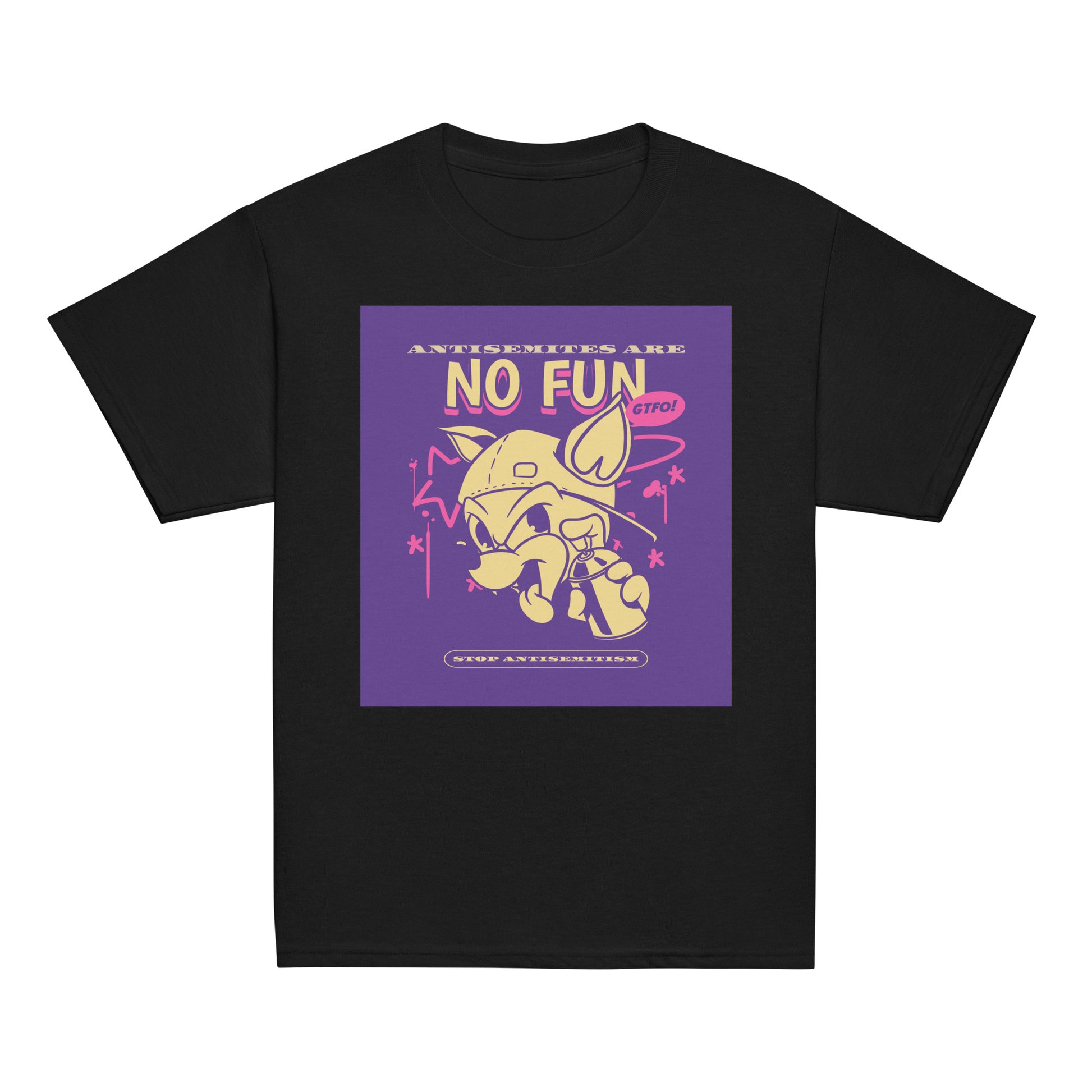Streetart Graffiti Cartoon | Antisemitism | Youth Unisex T-Shirt Jouparty