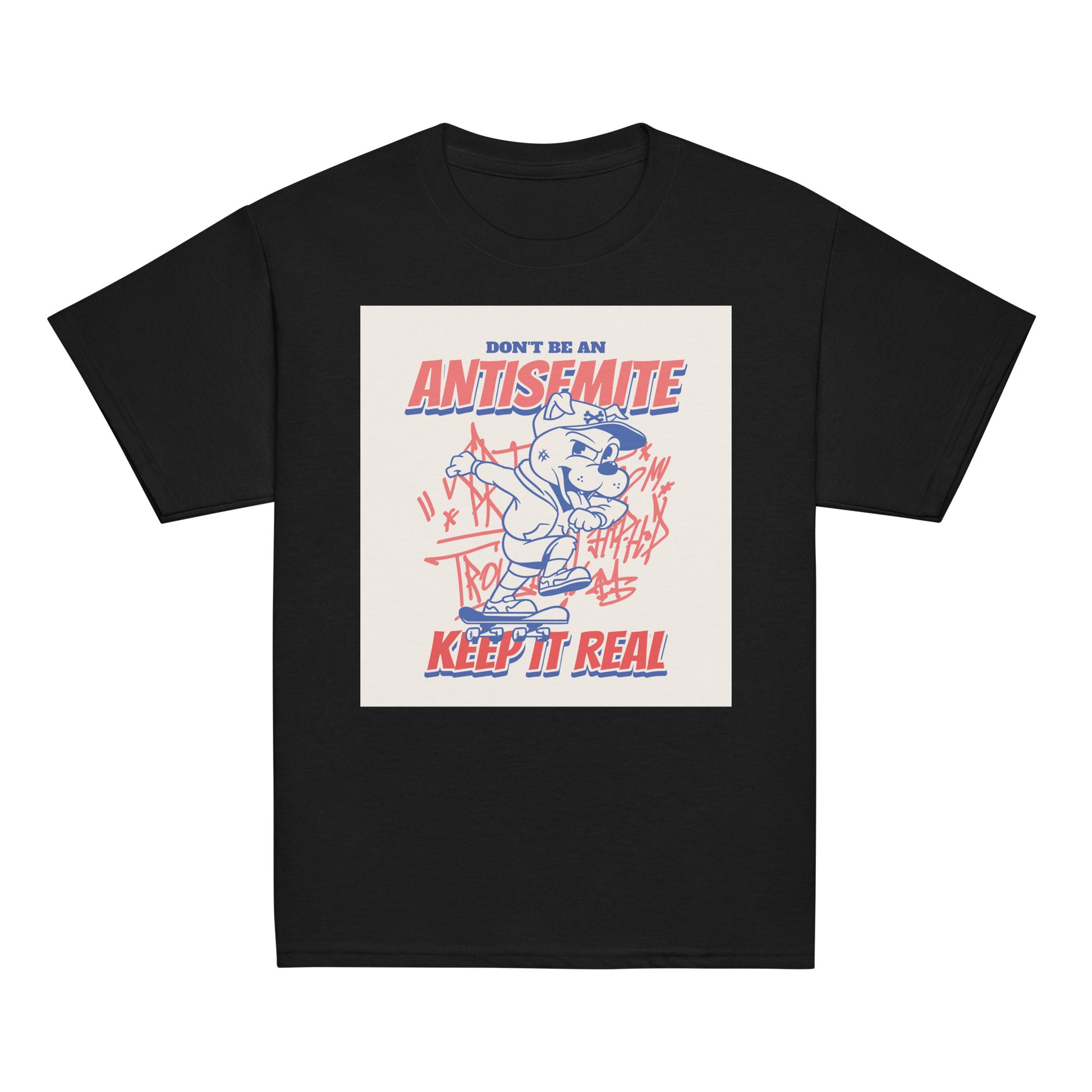Streetart Graffiti Cartoon | Antisemitism | Youth Unisex T-Shirt Jouparty